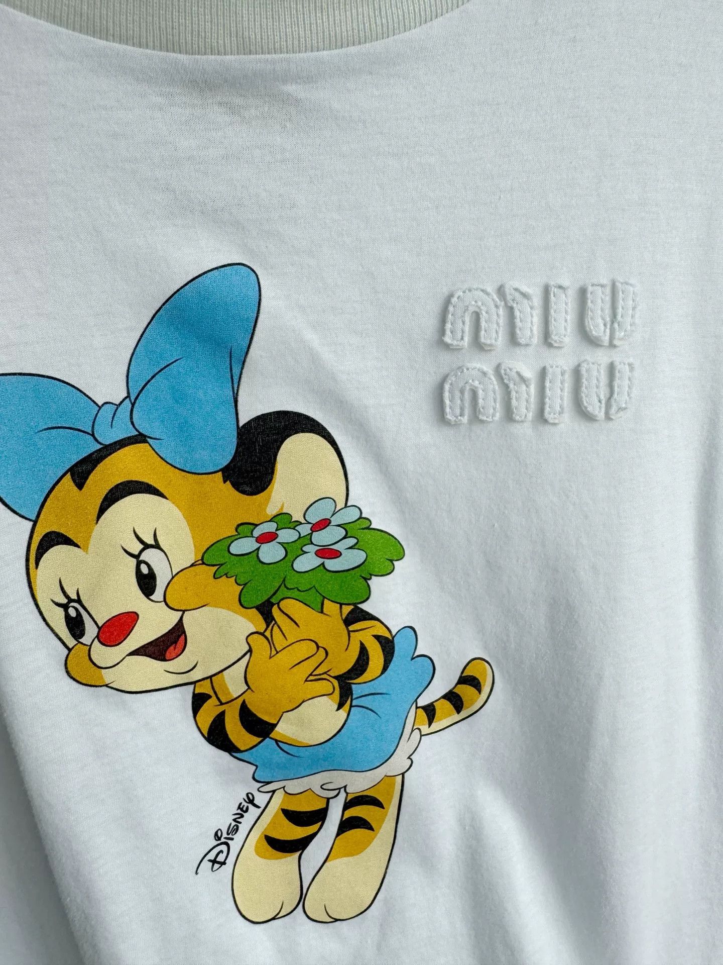 Miu Miu Miu Miu Disney Blue Short-Sleeve T-Shirt Size M / US 6-8 / IT 42-44 - 6 Thumbnail
