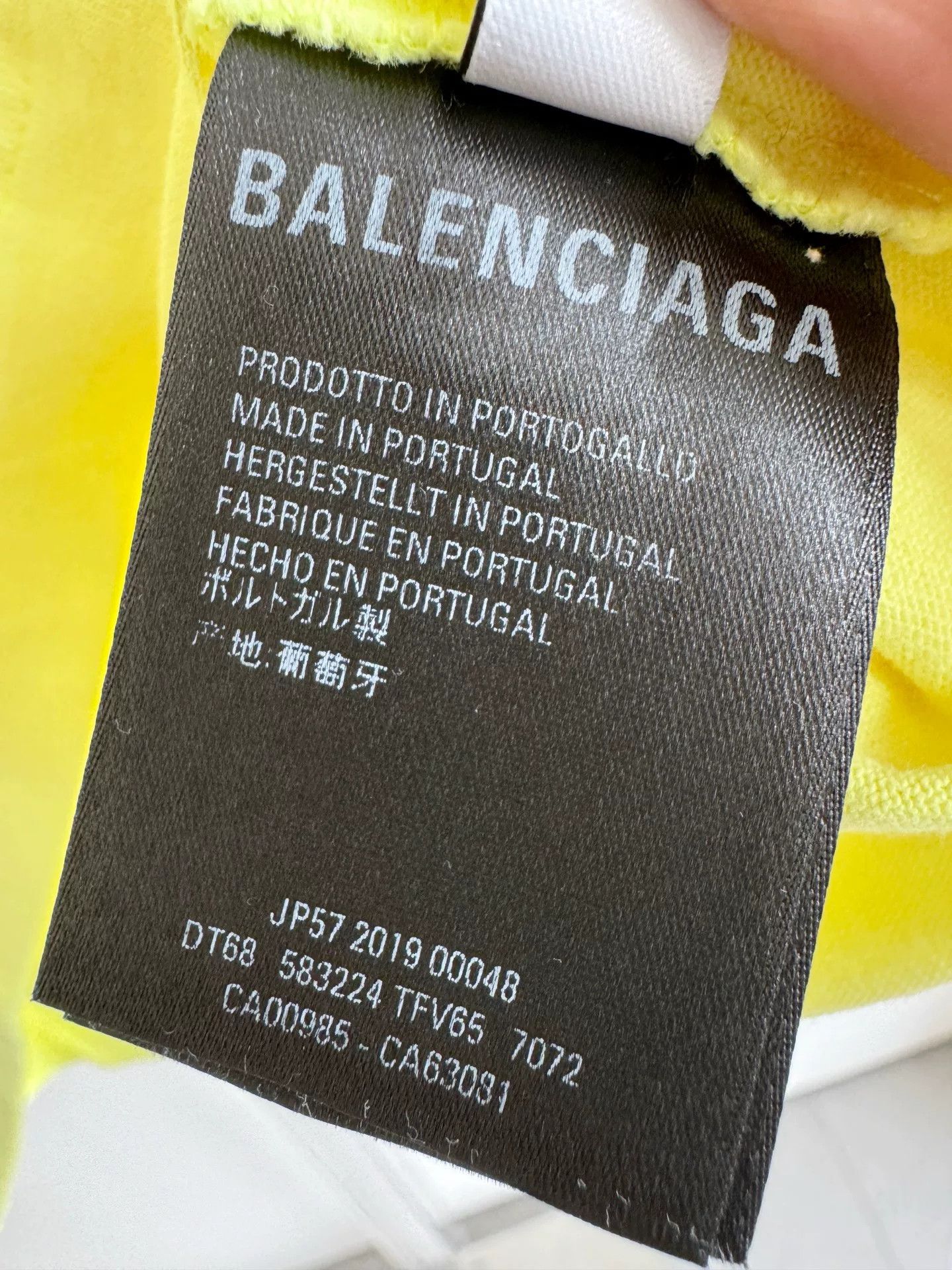 Balenciaga Balenciaga Lock Yellow Short-Sleeve M Size M / US 6-8 / IT 42-44 - 8 Thumbnail