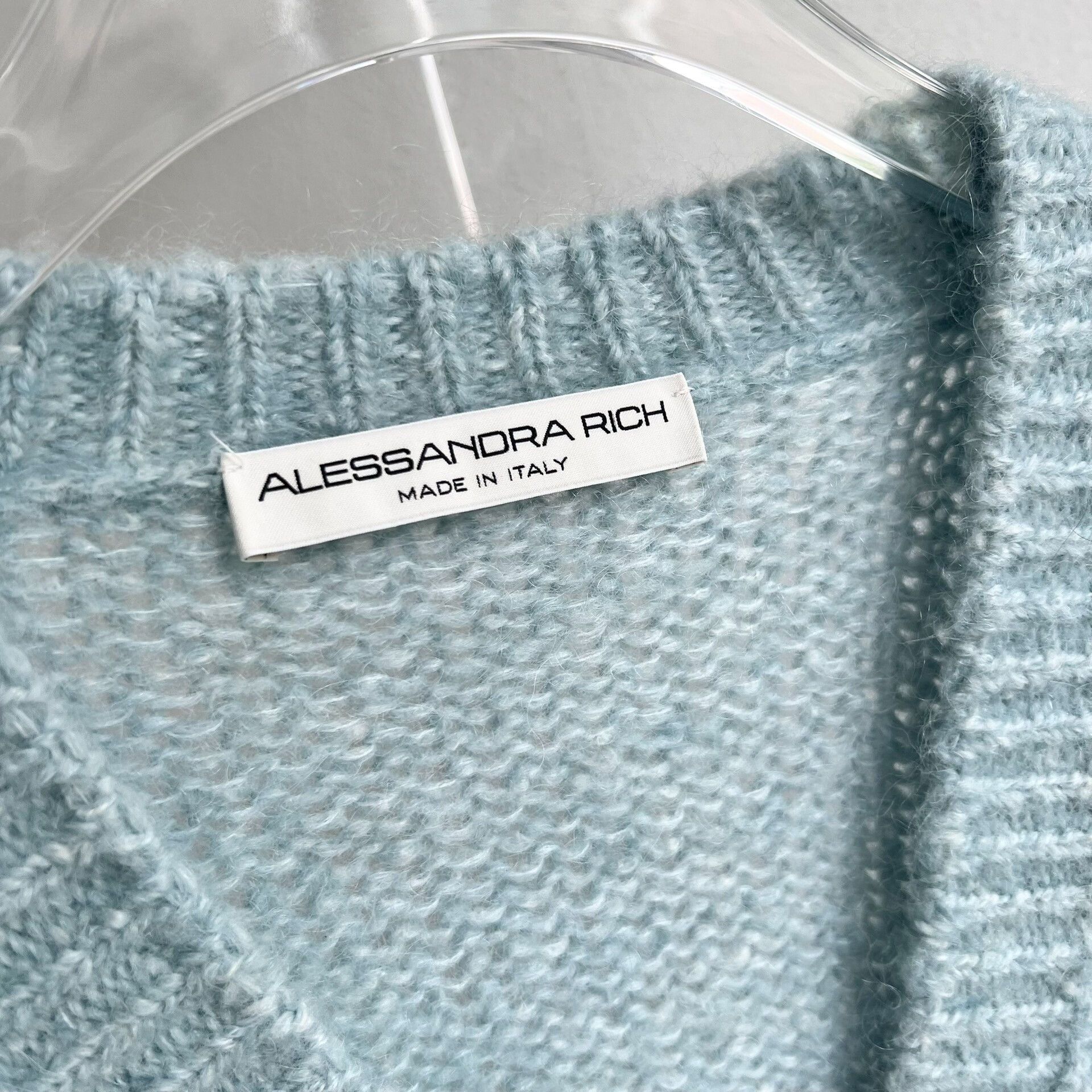 Alessandra Rich Alessandra Rich Blue Embroidered Cardigan Size XS / US 0-2 / IT 36-38 - 6 Thumbnail