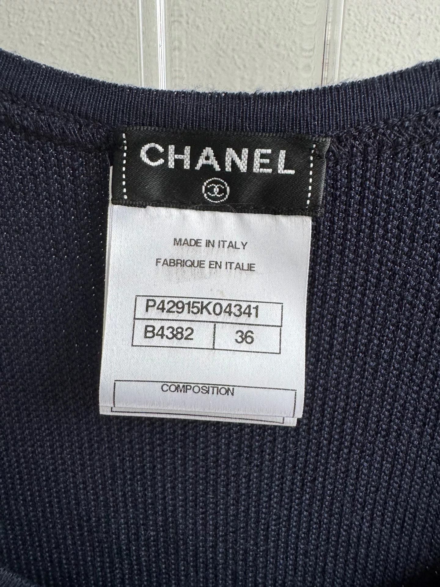 Chanel Chanel Classic Logo Knit Vest Size XS / US 0-2 / IT 36-38 - 3 Thumbnail
