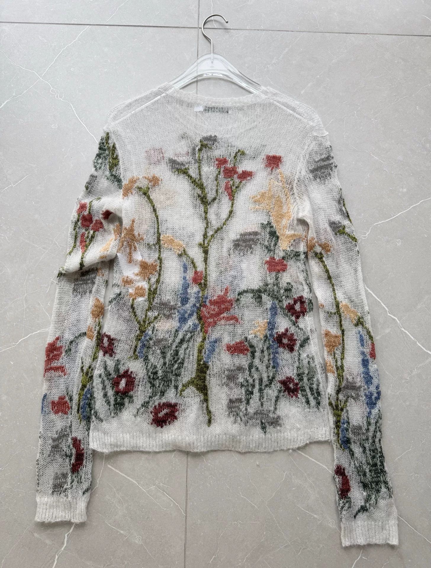 Dior Dior Couture Floral Print Sweater Size XS / US 0-2 / IT 36-38 - 3 Thumbnail