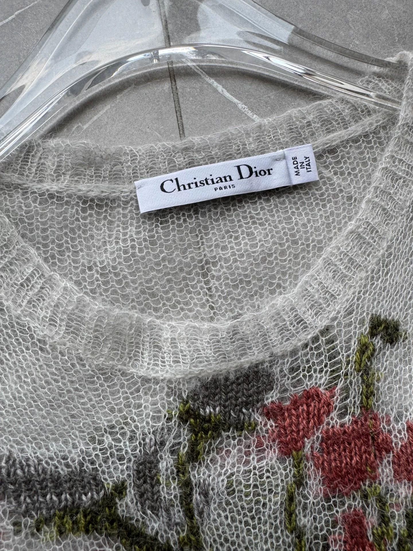 Dior Dior Couture Floral Print Sweater Size XS / US 0-2 / IT 36-38 - 5 Thumbnail