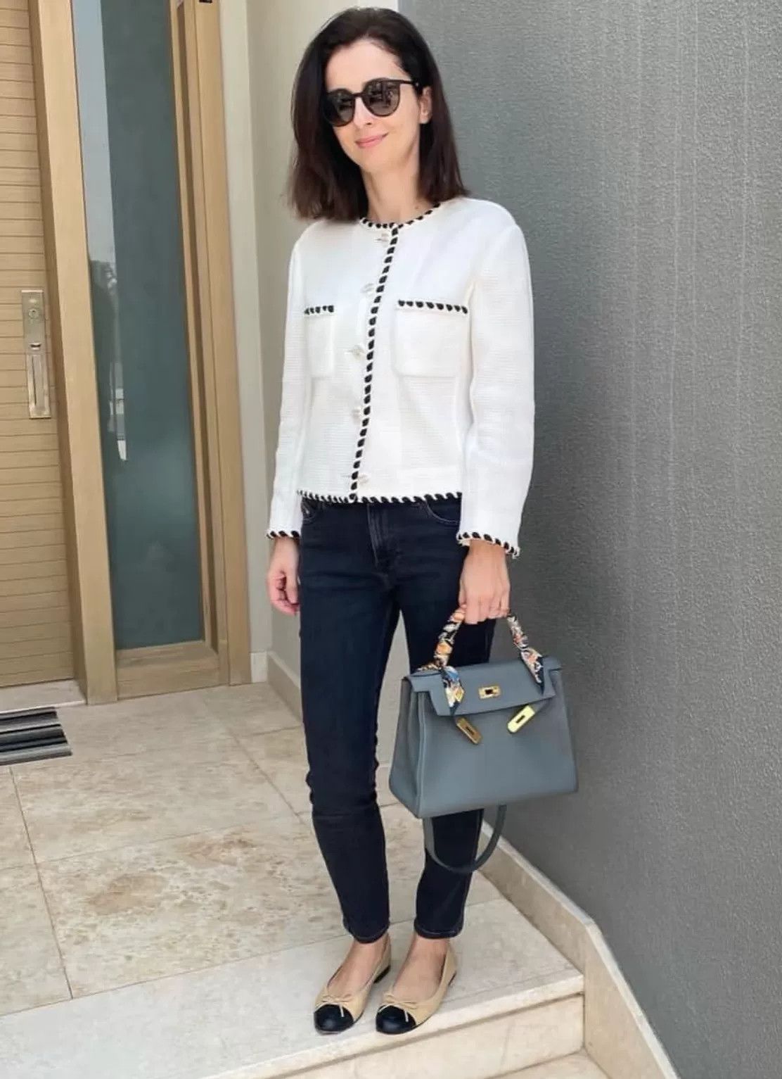 Chanel Chanel 21C White Waffle Coat Size XXS / US 00 / IT 34 - 8 Thumbnail
