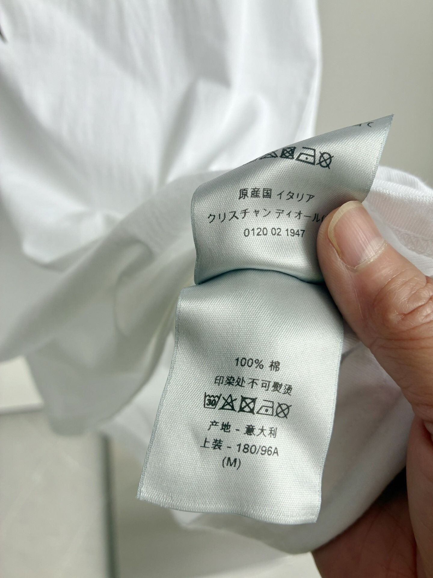 Dior Dior White Short-Sleeve T-Shirt Size US M / EU 48-50 / 2 - 5 Thumbnail