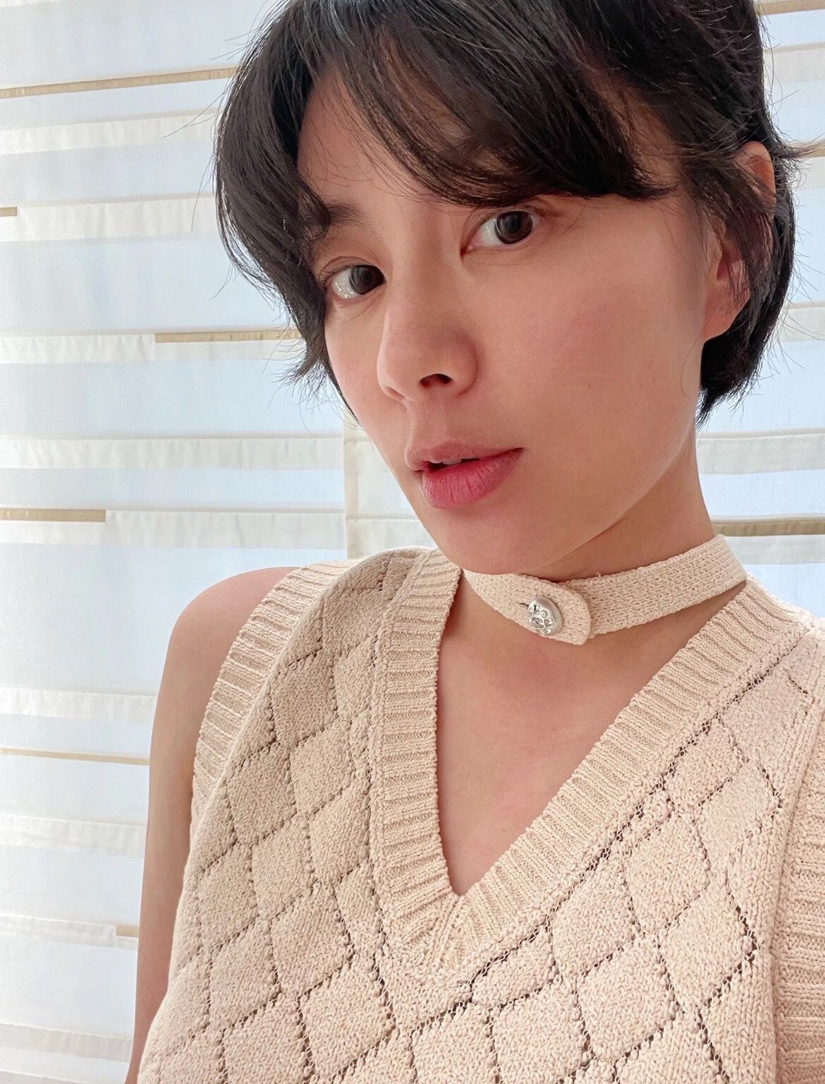 Chanel Chanel 23S Diamond Pattern Halter Knit Vest Size XXS / US 00 / IT 34 - 7 Thumbnail