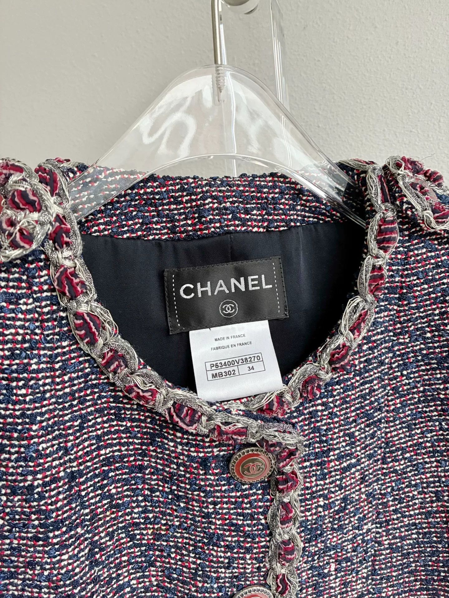 Chanel Chanel 16P Purple Tweed Vest Size XXS / US 00 / IT 34 - 5 Thumbnail