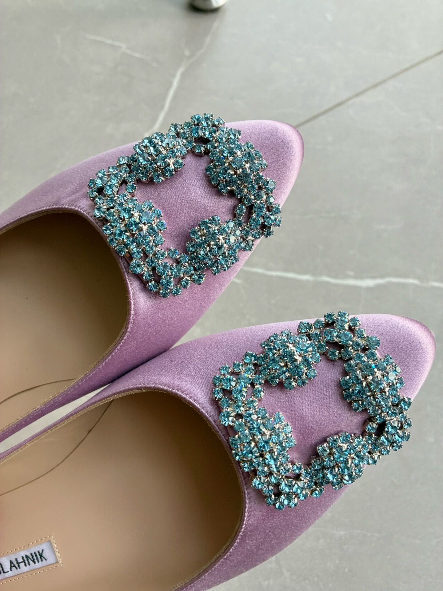 Manolo Blahnik Manolo Blahnik Rhinestone Flat Shoes Size US 5.5 / IT 35.5 - 4 Thumbnail