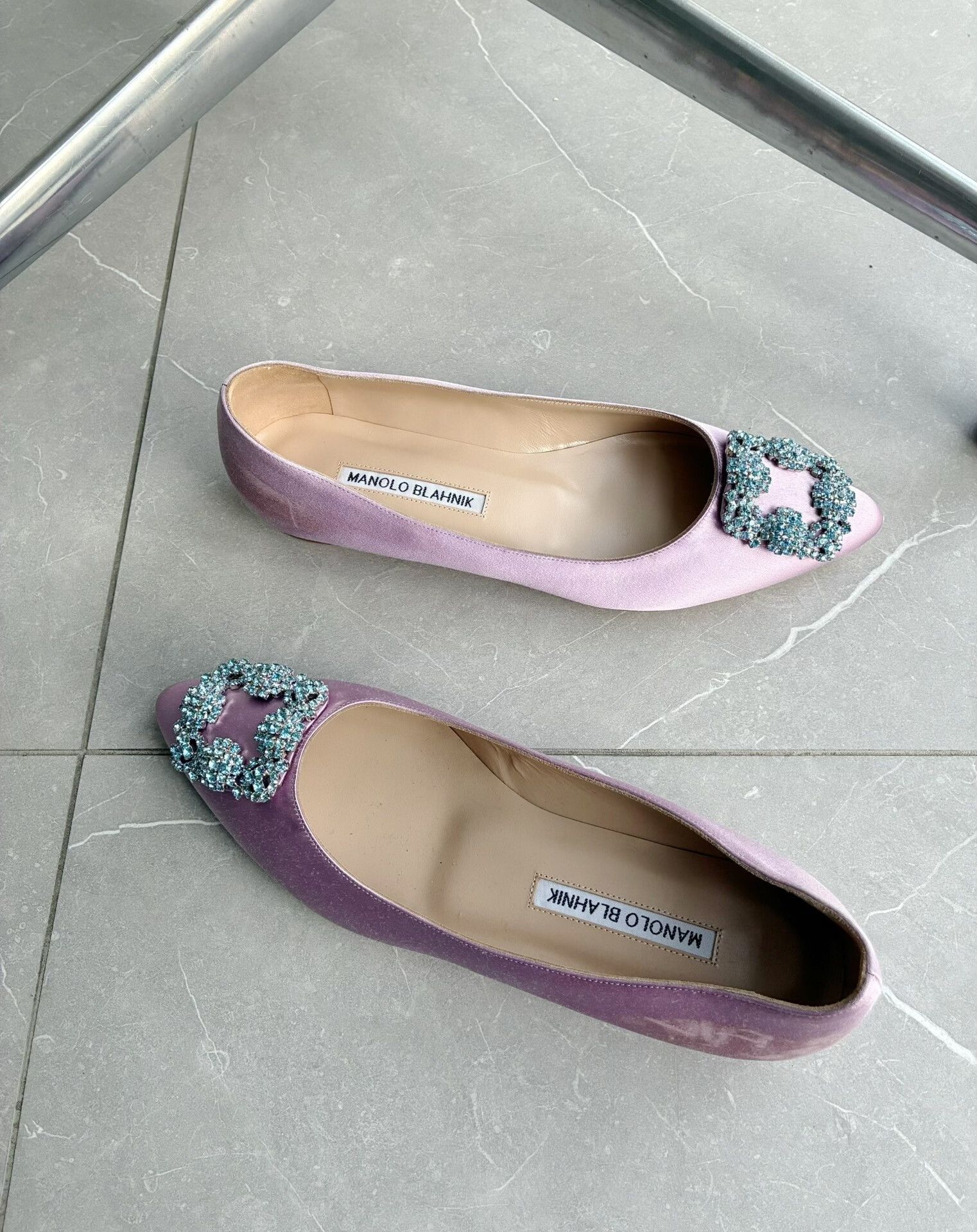 Manolo Blahnik Manolo Blahnik Rhinestone Flat Shoes Size US 5.5 / IT 35.5 - 3 Thumbnail