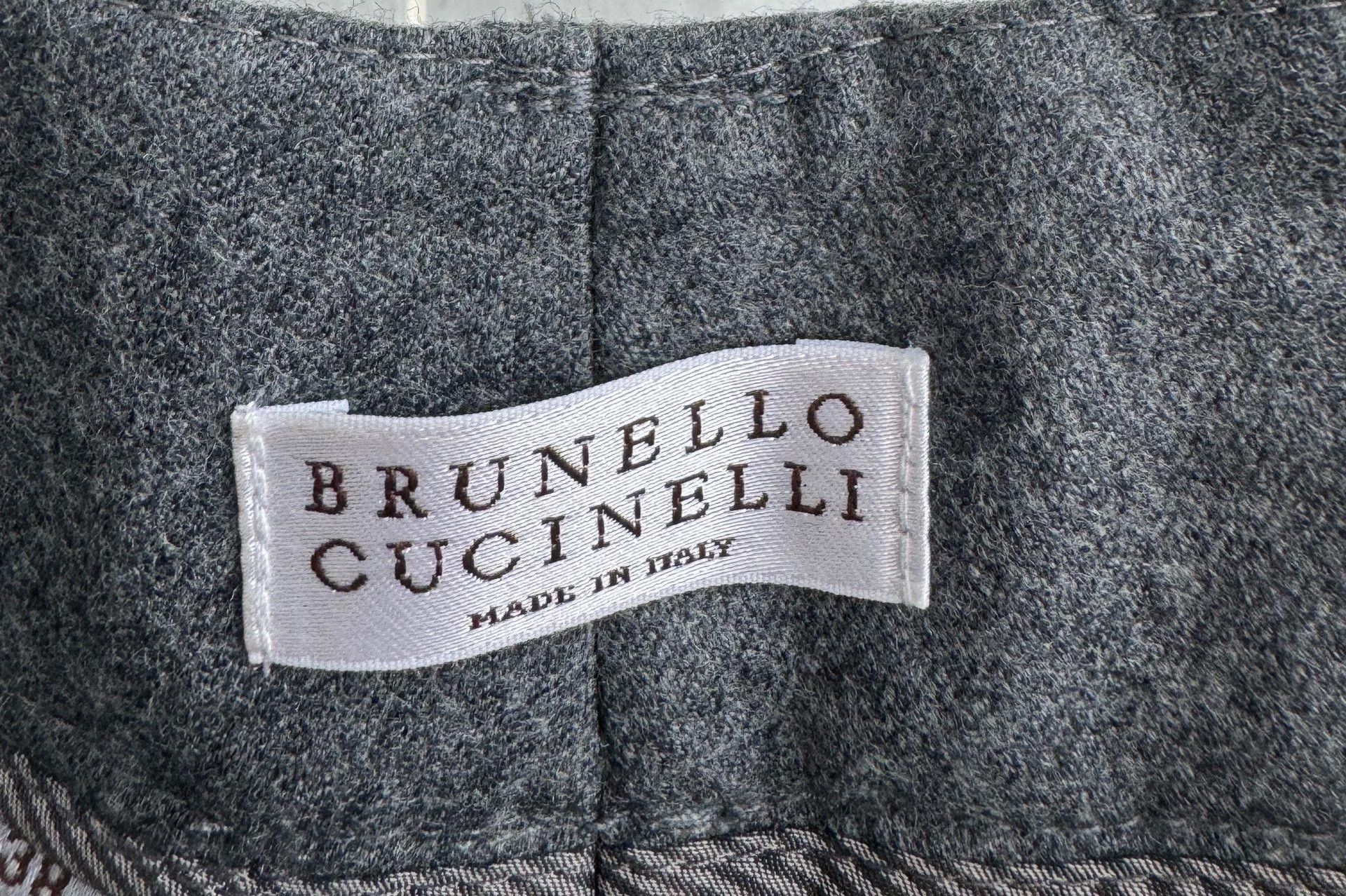 Brunello Cucinelli Brunello Cucinelli Women's Wool Trousers Size 38" / US 16 / IT 52 - 5 Thumbnail