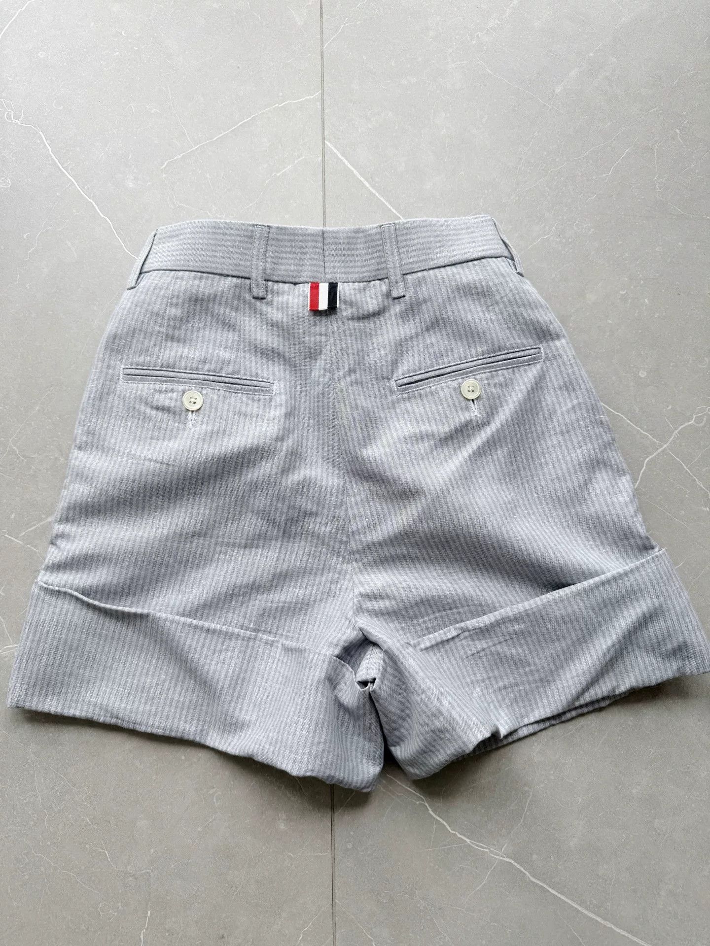 Thom Browne Thom Browne High-Waist Striped Shorts Size 36" / US 14 / IT 50 - 3 Thumbnail