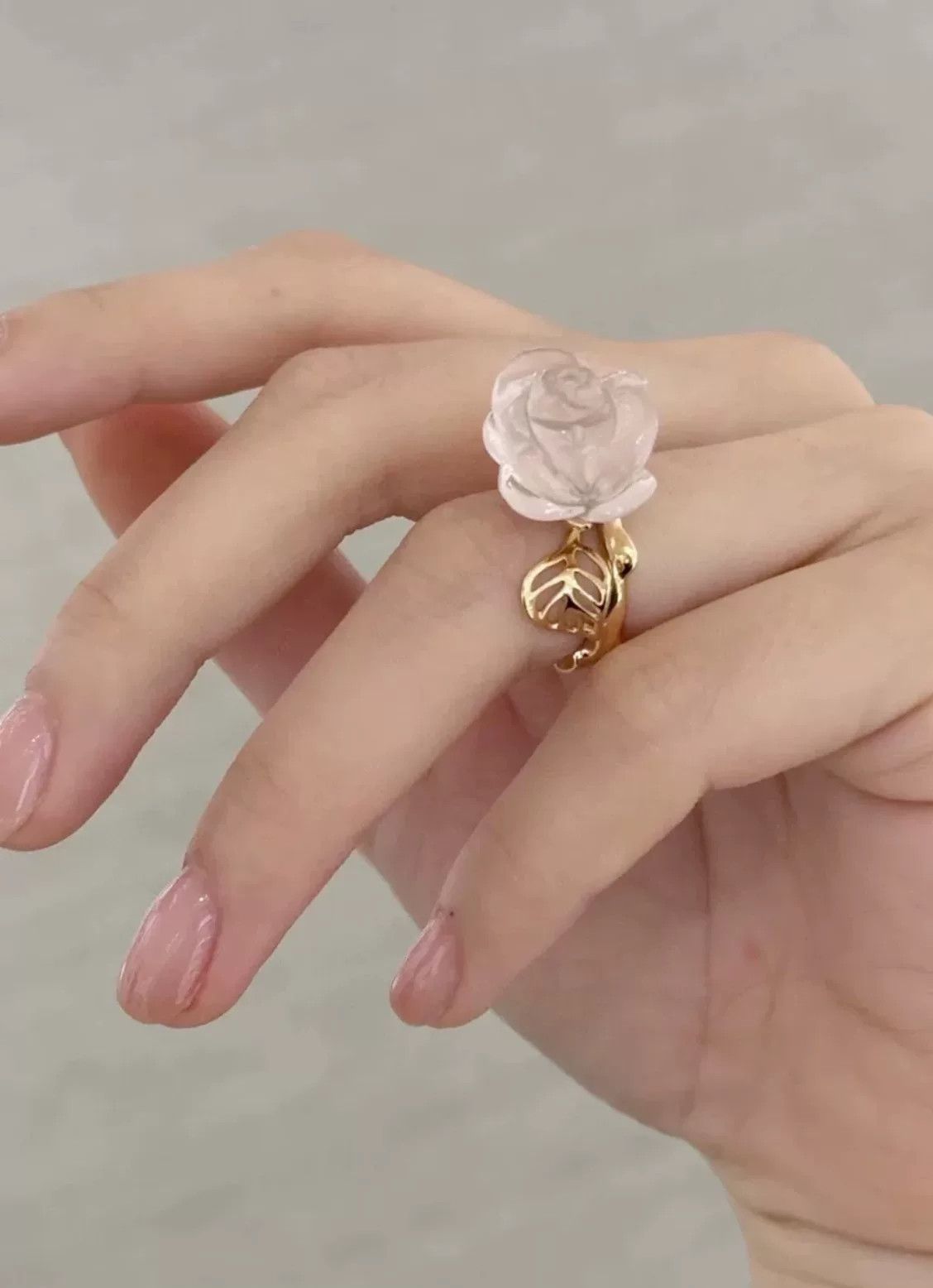 Dior Dior Rose Dior Pre Catelan Ring Size ONE SIZE - 8 Thumbnail