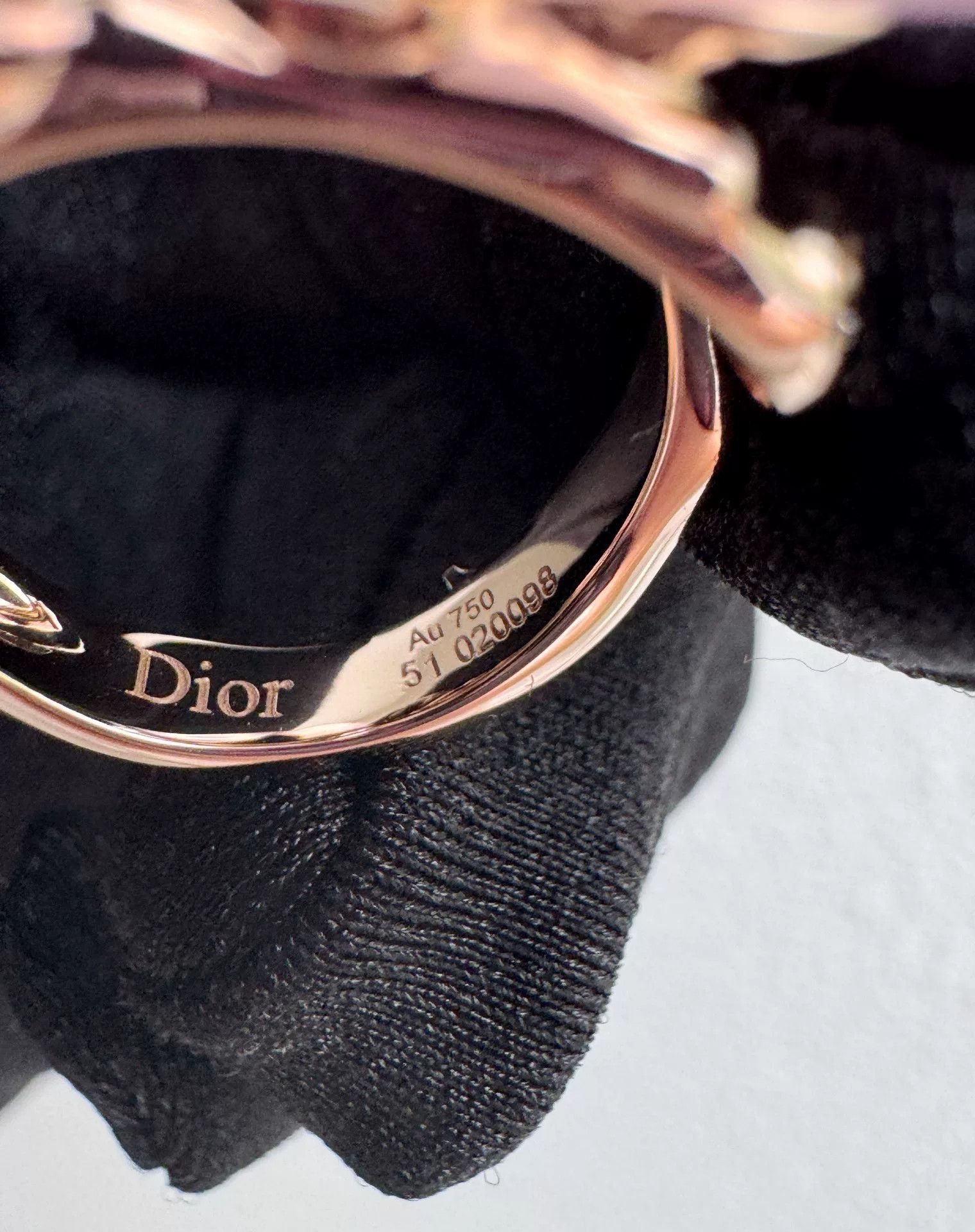 Dior Dior Rose Dior Pre Catelan Ring Size ONE SIZE - 6 Thumbnail