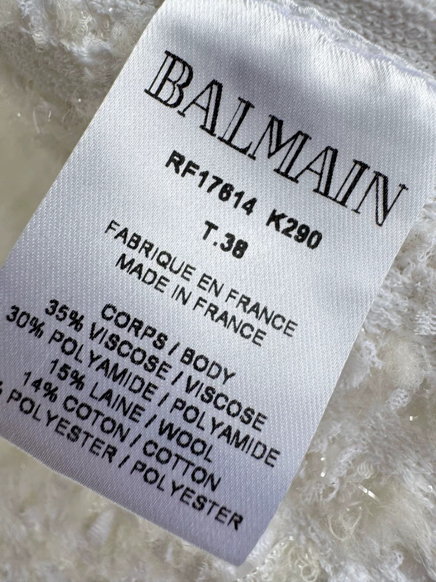 Balmain Balmain White Fringe Jacket Size S / US 4 / IT 40 - 8 Thumbnail