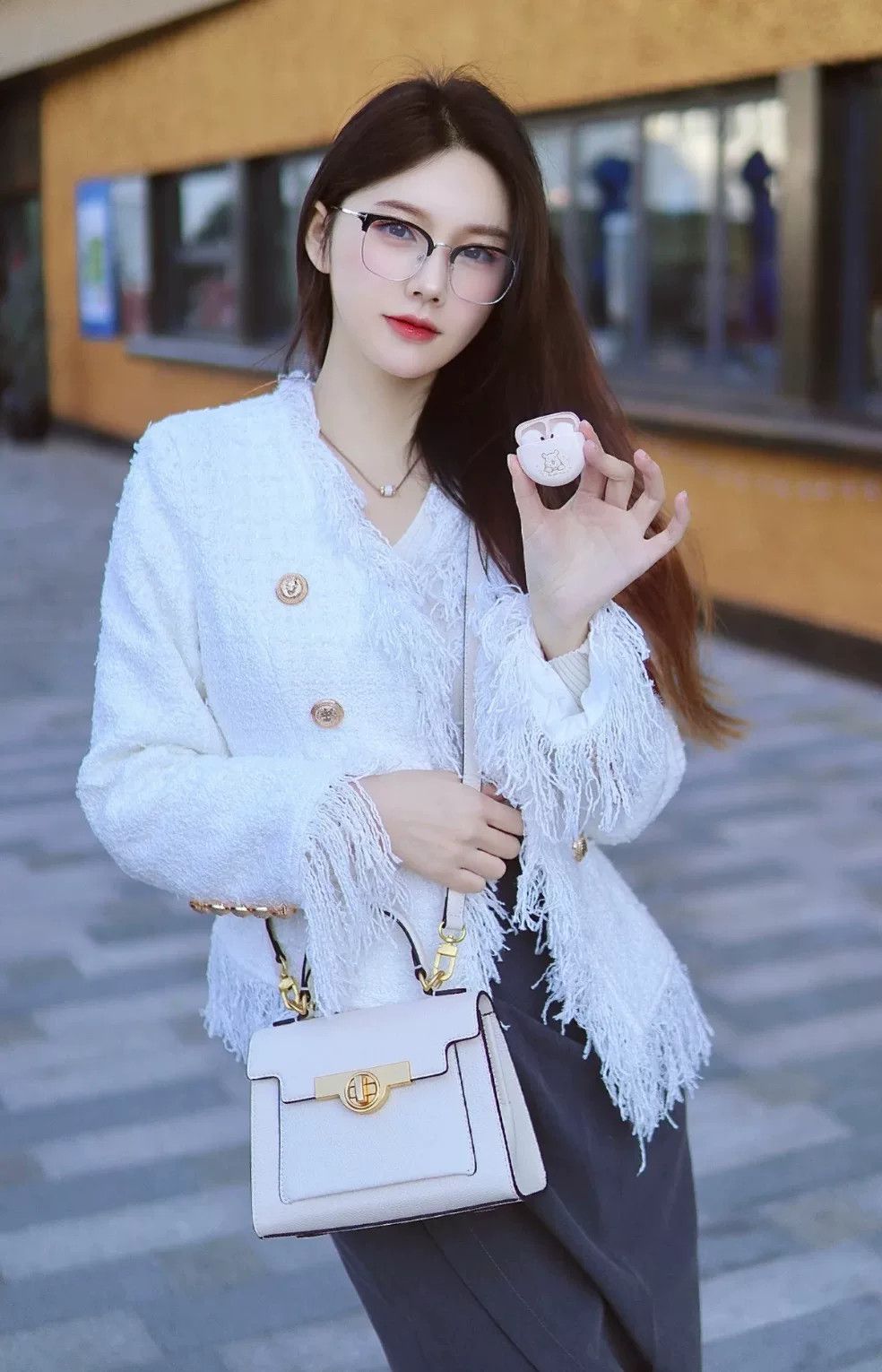 Balmain Balmain White Fringe Jacket Size S / US 4 / IT 40 - 9 Thumbnail