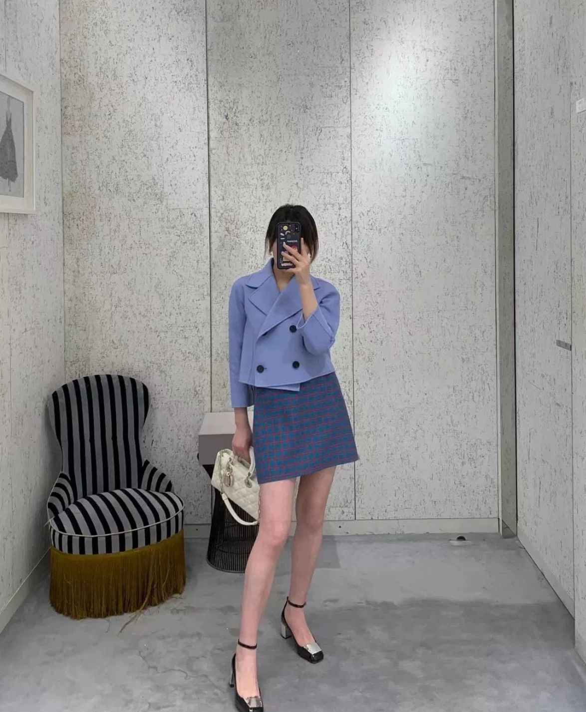 Dior Dior Short Wool Coat Size XS / US 0-2 / IT 36-38 - 9 Thumbnail
