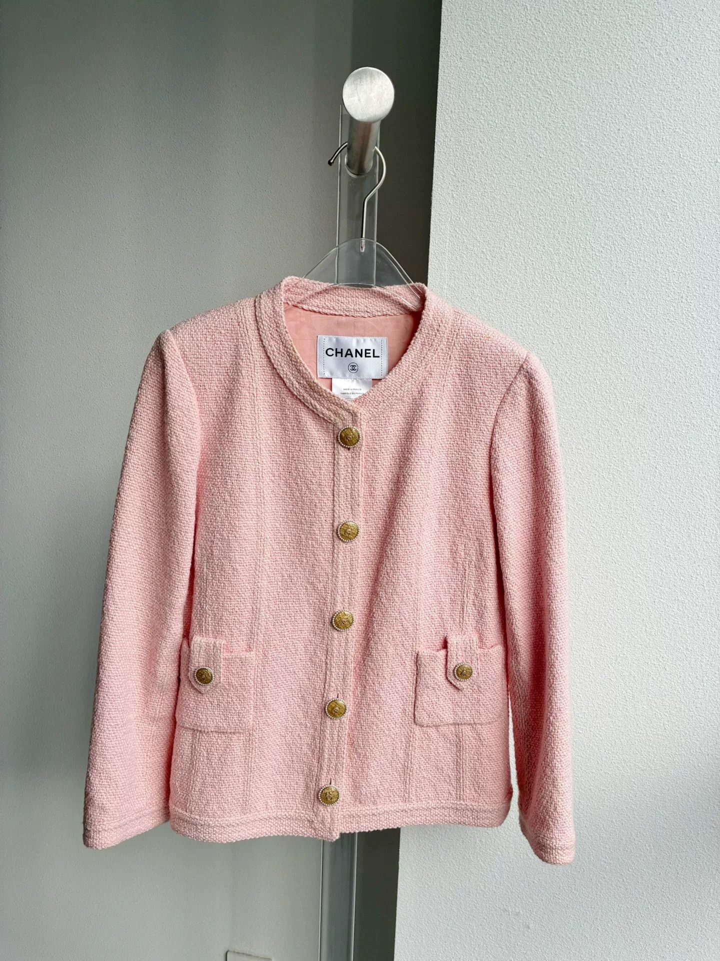 Chanel Chanel Seoul Collection Pink Woven Jacket Size XXS / US 00 / IT 34 - 2 Thumbnail