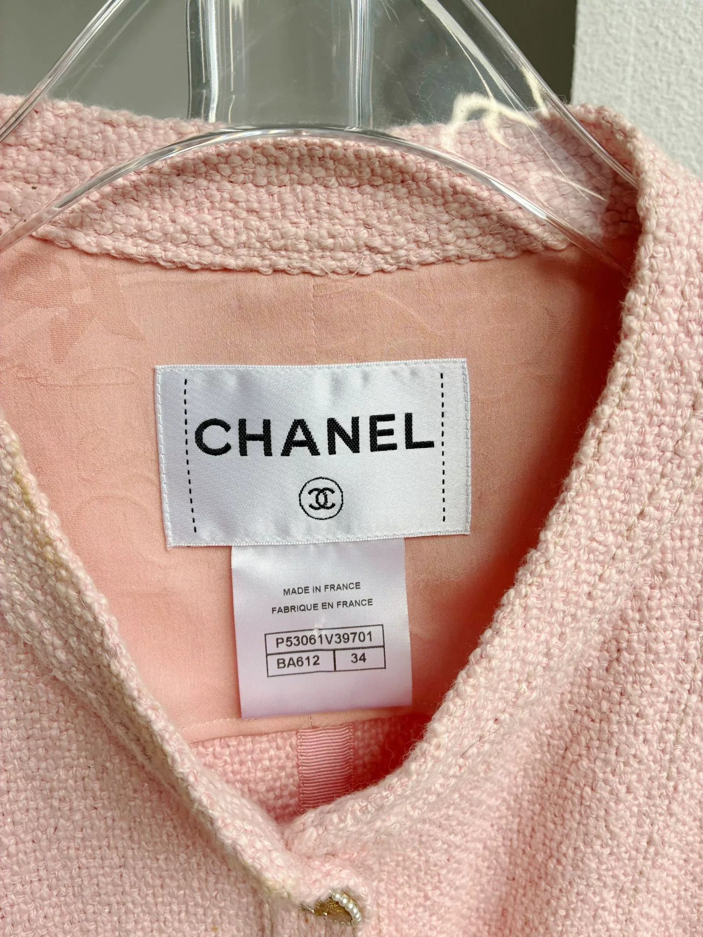 Chanel Chanel Seoul Collection Pink Woven Jacket Size XXS / US 00 / IT 34 - 4 Thumbnail