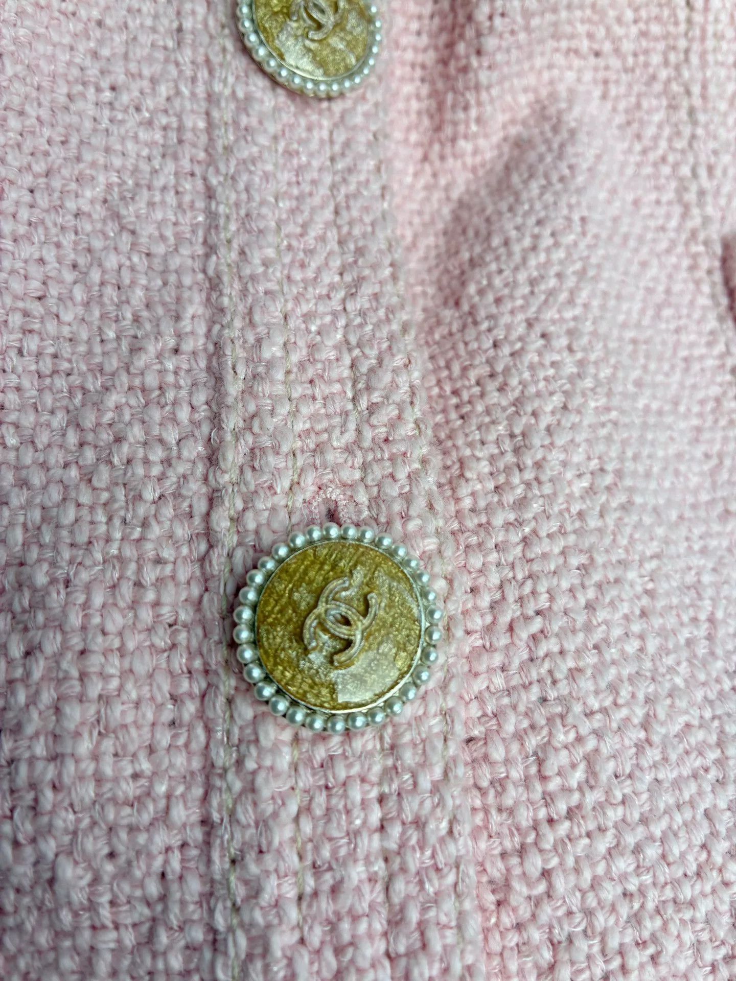 Chanel Chanel Seoul Collection Pink Woven Jacket Size XXS / US 00 / IT 34 - 5 Thumbnail