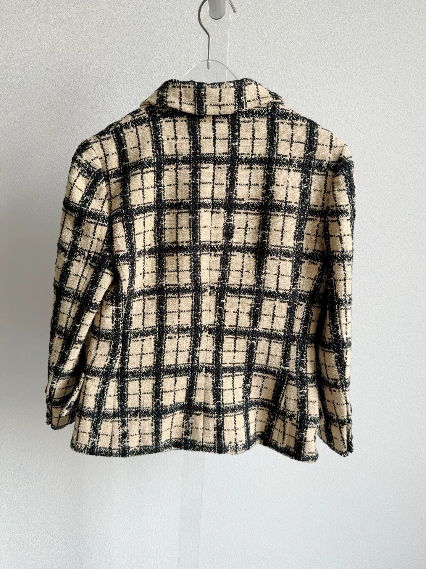 Dior Dior Tweed Check Blazer Size XXS / US 00 / IT 34 - 3 Thumbnail