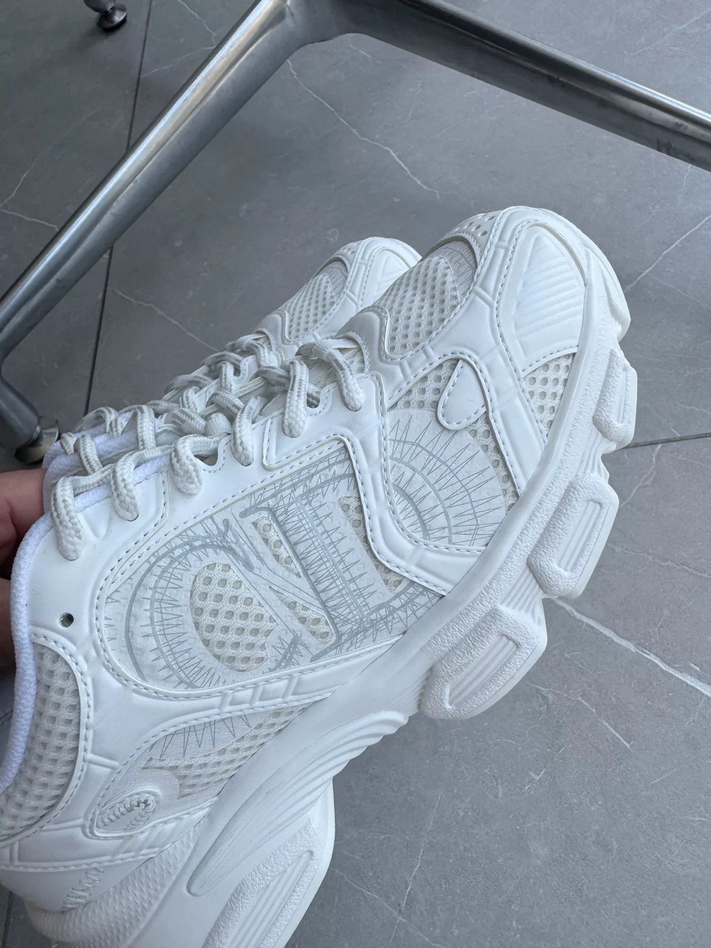 Dior Dior Chrono Leather Sneakers Size US 5.5 / IT 35.5 - 4 Thumbnail