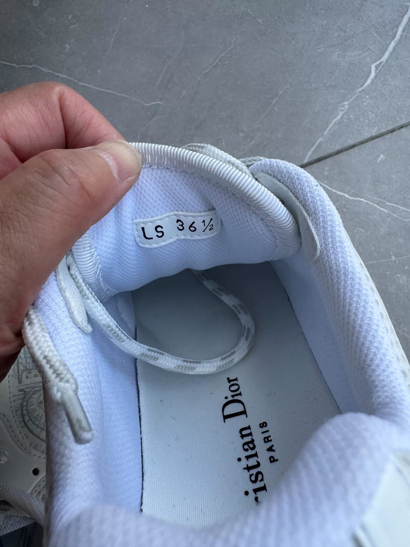 Dior Dior Chrono Leather Sneakers Size US 5.5 / IT 35.5 - 7 Thumbnail
