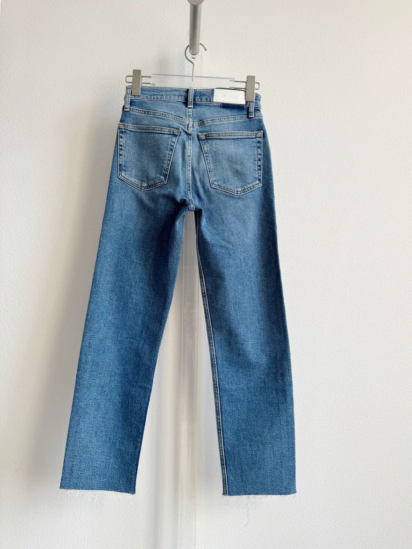 RE/DONE RE/DONE Straight Slim Denim Pants Size 24" / US 00 / IT 34 - 2 Thumbnail