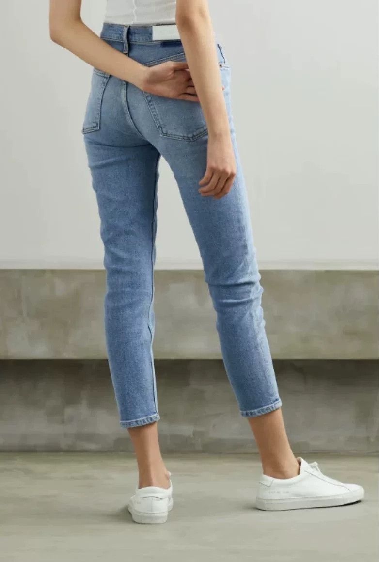 RE/DONE RE/DONE Straight Slim Denim Pants Size 24" / US 00 / IT 34 - 4 Thumbnail