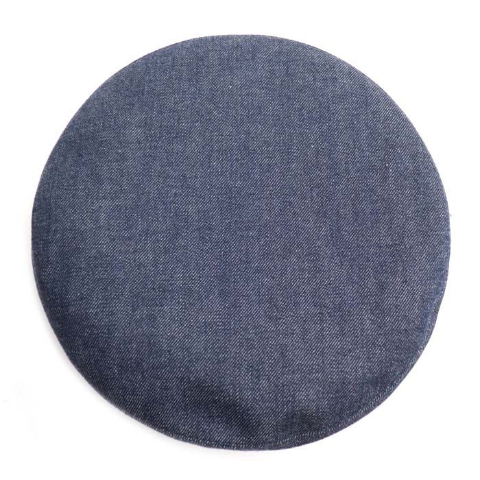 Hermes Hermes Hermès Denim Cotton Polyester Beret 57 Textile Hats DUTY FREE for USA Size ONE SIZE - 3 Thumbnail