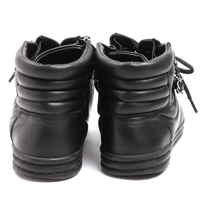 Chanel Chanel Chanel Leather Chain High Top Sneakers Leather Shoes G31316 DUTY FREE for USA Size ONE SIZE - 5 Thumbnail