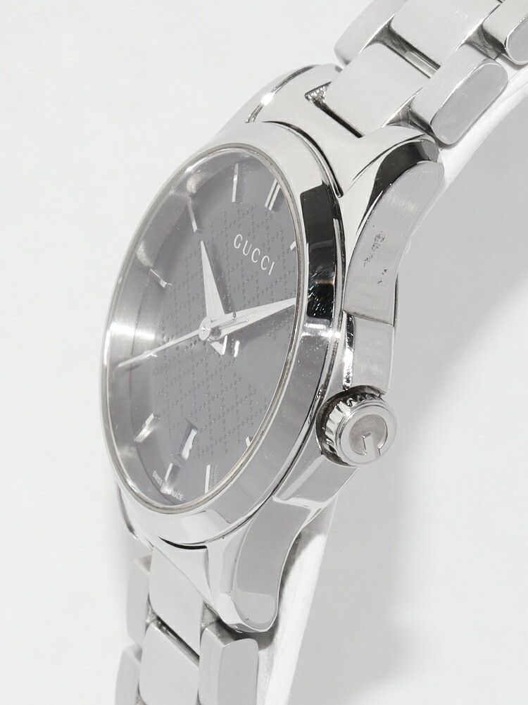 Gucci Gucci Gucci G-Timeless Stainless Steel Watch Metal Quartz YA126500 126.5 DUTY FREE for USA Size ONE SIZE - 3 Thumbnail