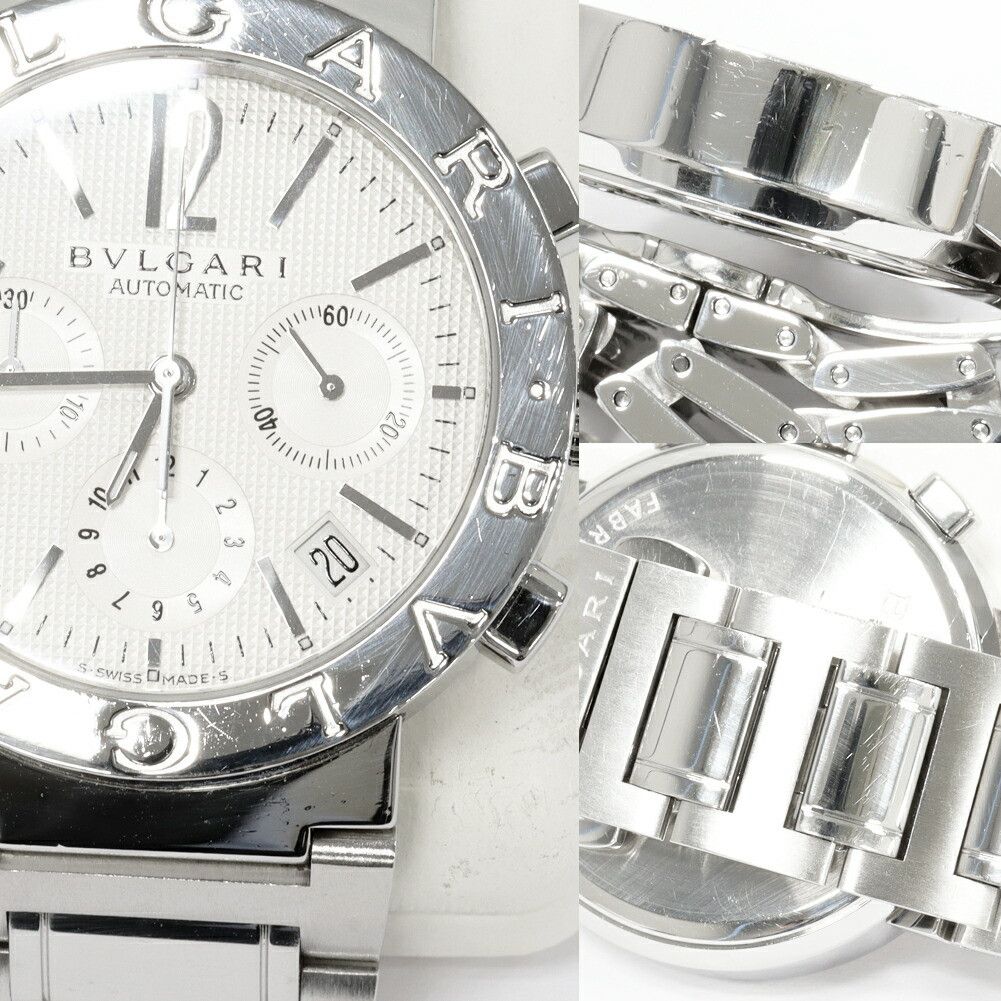 Bvlgari Bvlgari Bvlgari Bulgari Bulgari Stainless Steel Watch Metal Automatic BB38SSCH DUTY FREE for USA Size ONE SIZE - 6 Thumbnail