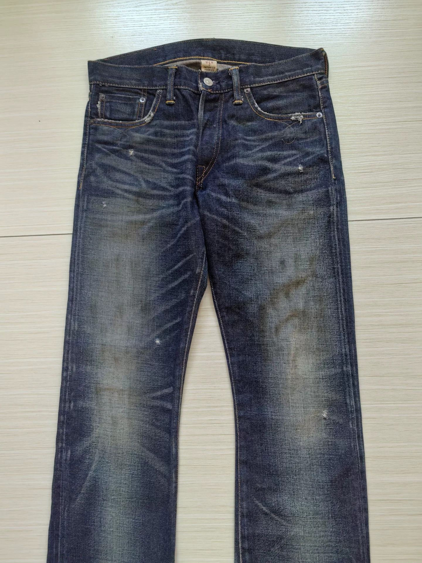 RRL Ralph Lauren Early RRL Slim Bootcut Jeans Size US 30 / EU 46 - 3 Thumbnail