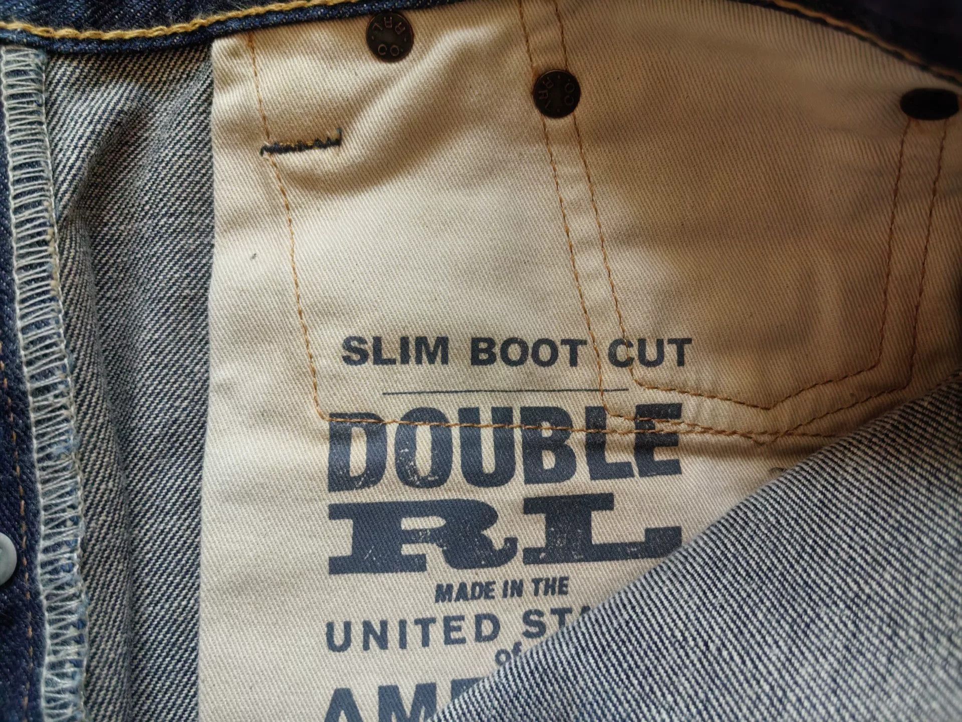 RRL Ralph Lauren Early RRL Slim Bootcut Jeans Size US 30 / EU 46 - 9 Thumbnail