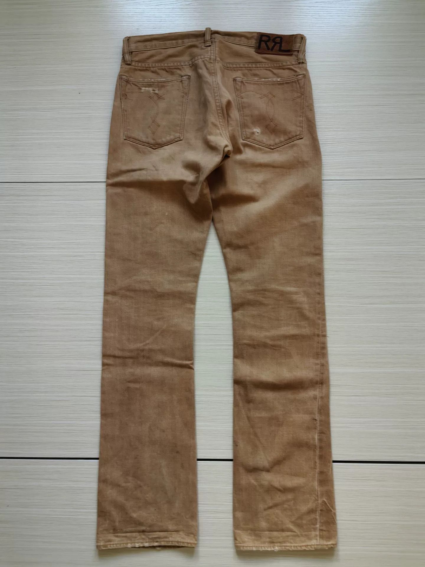 RRL Ralph Lauren RRL Vintage Denim Trouser Boots Pants Size US 30 / EU 46 - 2 Thumbnail