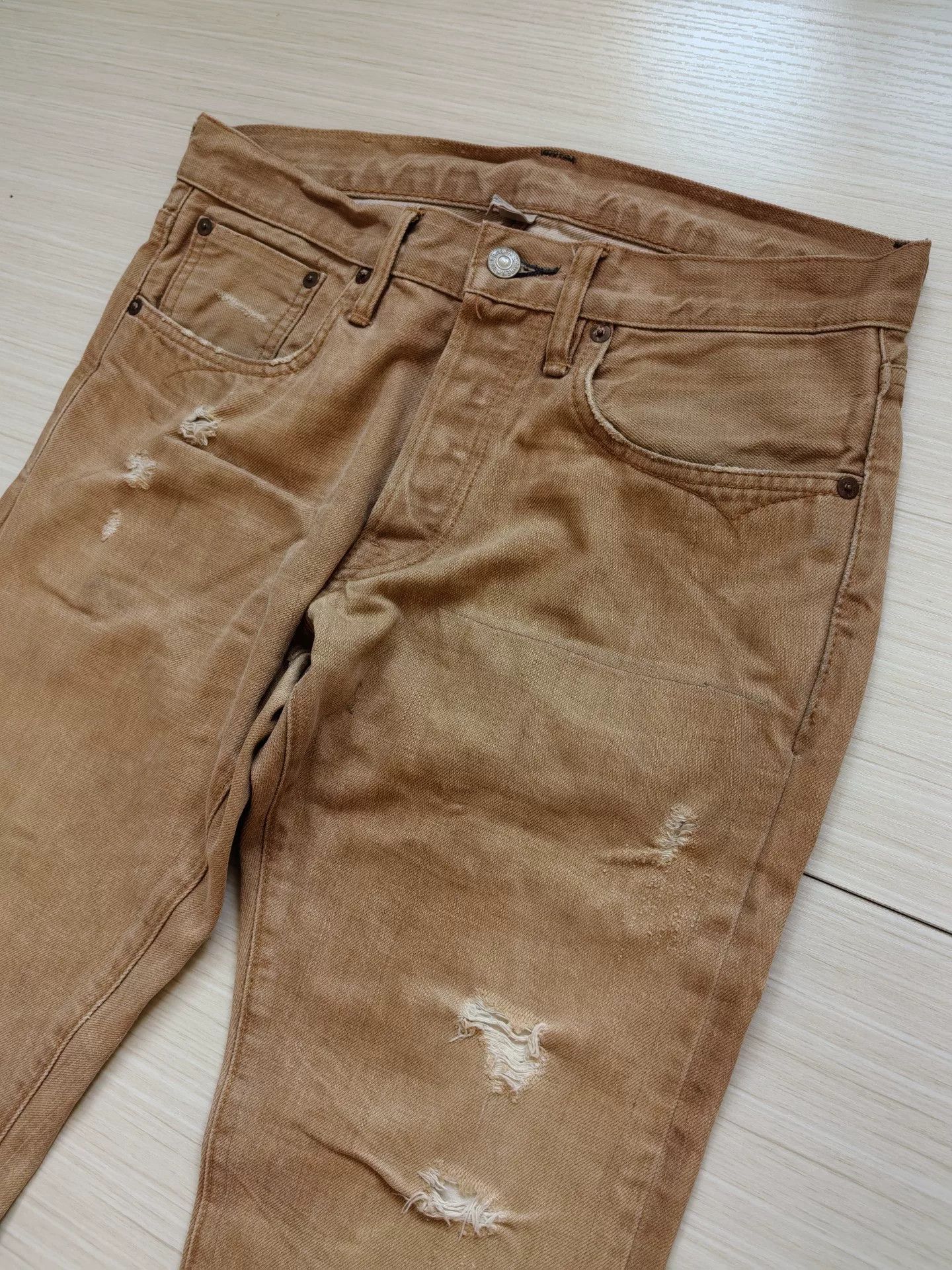 RRL Ralph Lauren RRL Vintage Denim Trouser Boots Pants Size US 30 / EU 46 - 6 Thumbnail