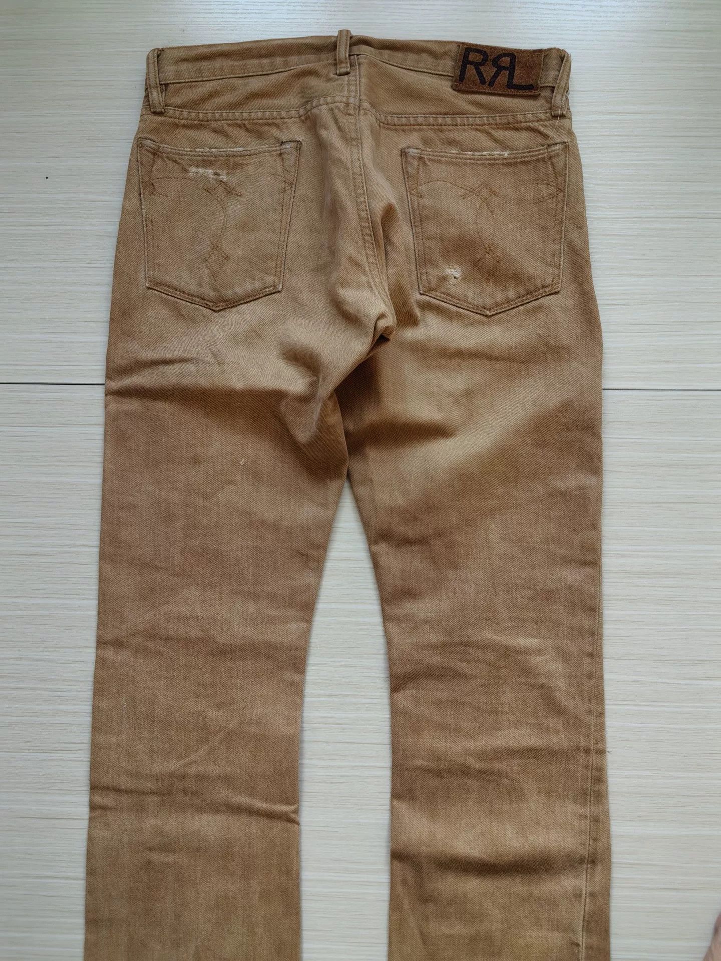 RRL Ralph Lauren RRL Vintage Denim Trouser Boots Pants Size US 30 / EU 46 - 4 Thumbnail