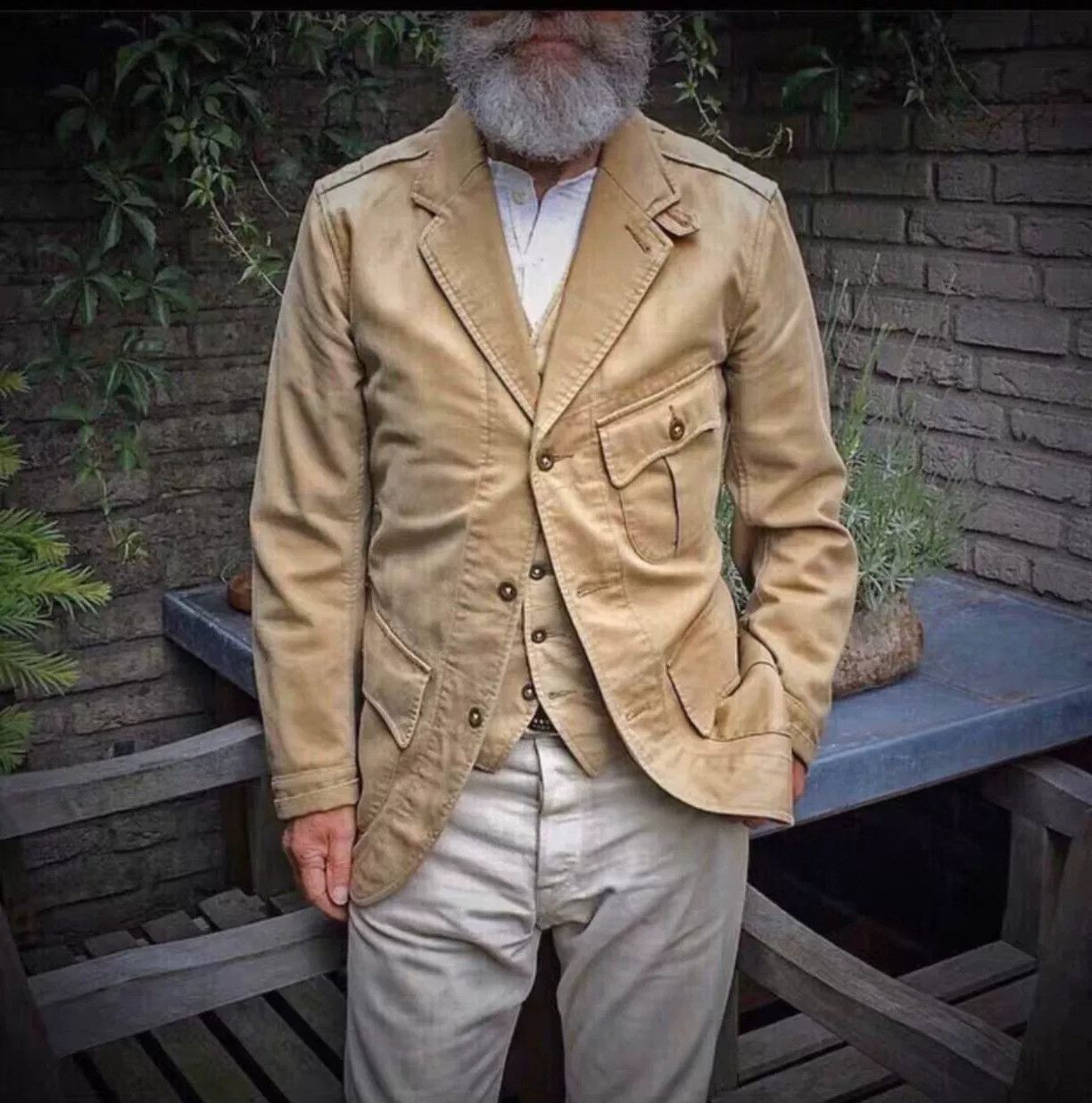 RRL Ralph Lauren RRL Double RL Vintage Military Jacket Size US S / EU 44-46 / 1 - 6 Thumbnail