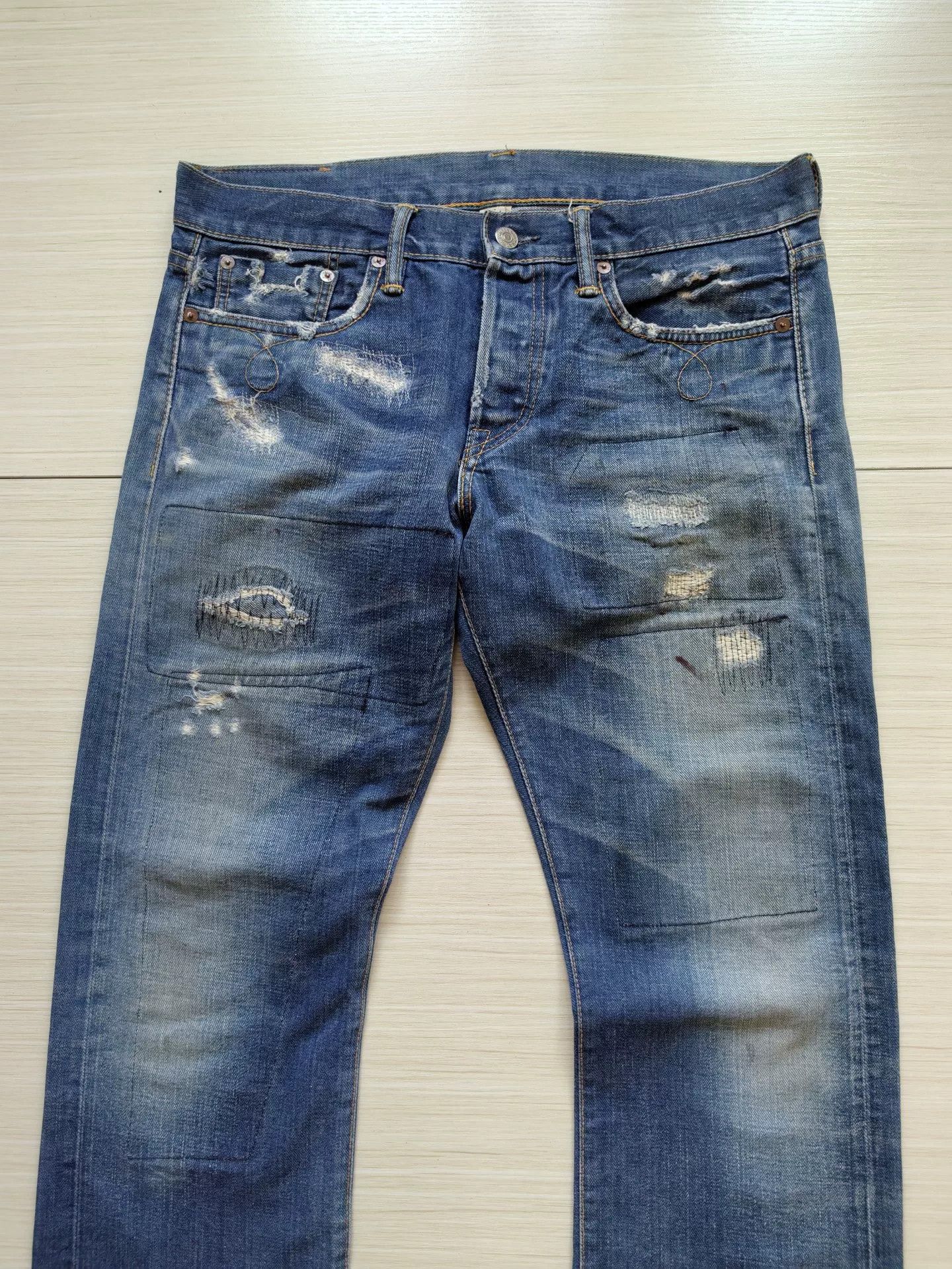 RRL Ralph Lauren RRL Slim Boot Cut Denim Jeans Size US 30 / EU 46 - 5 Thumbnail