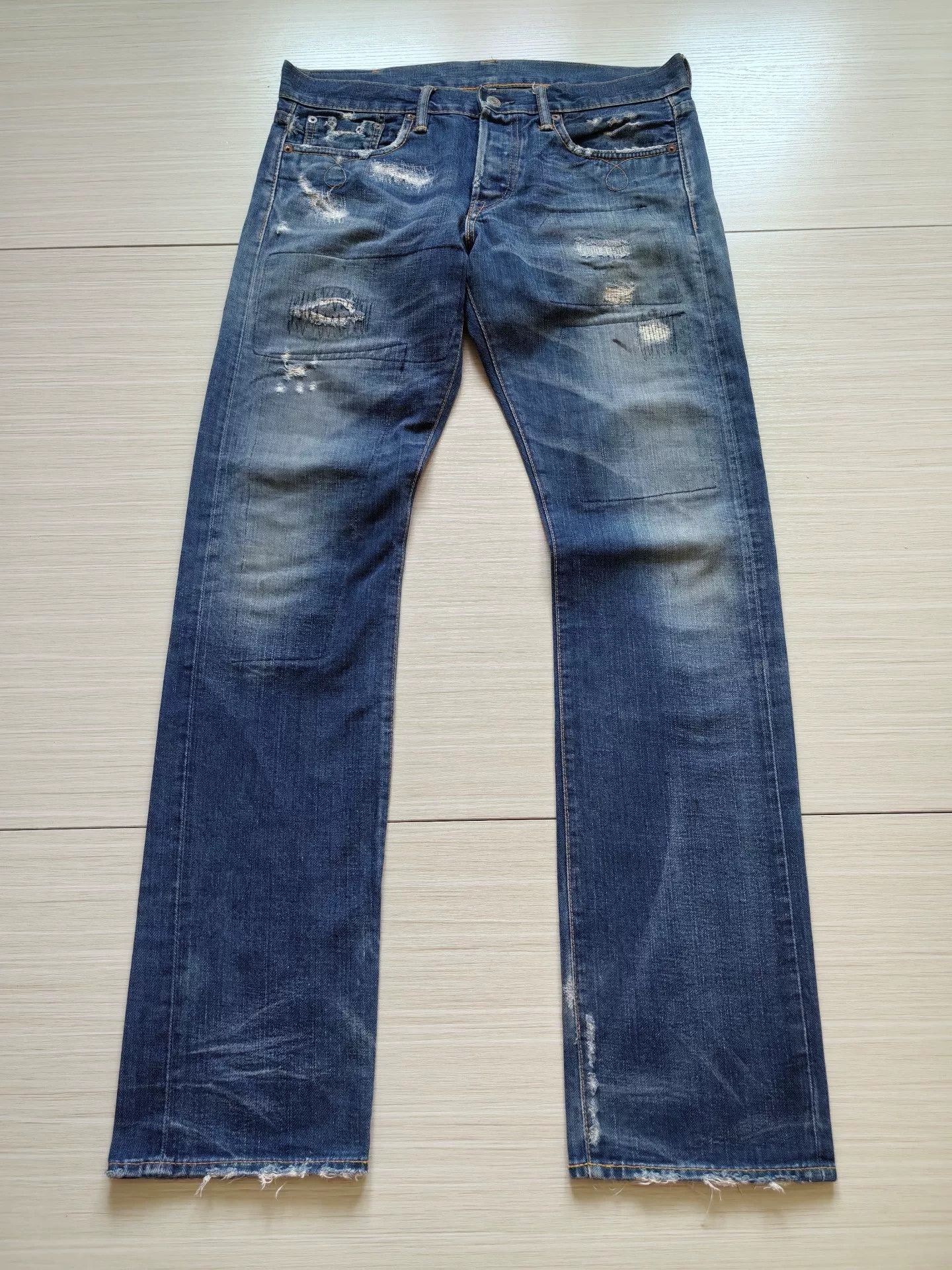RRL Ralph Lauren RRL Slim Boot Cut Denim Jeans Size US 30 / EU 46 - 3 Thumbnail
