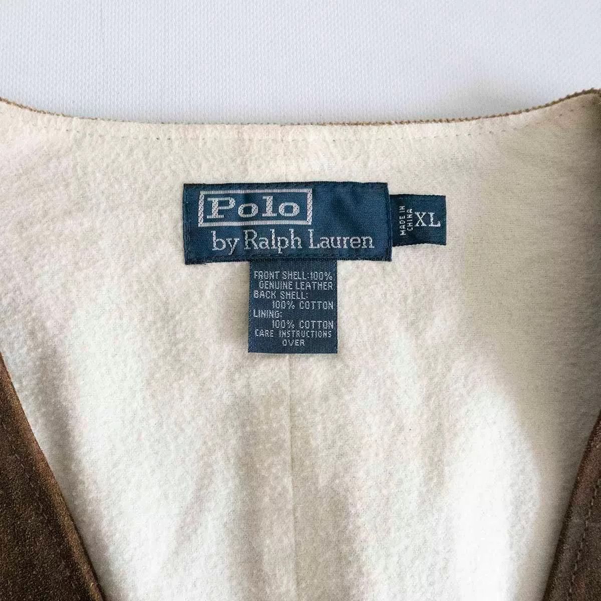 RRL Ralph Lauren Ralph Lauren Waxed Leather Vest XL Size US XL / EU 56 / 4 - 5 Thumbnail