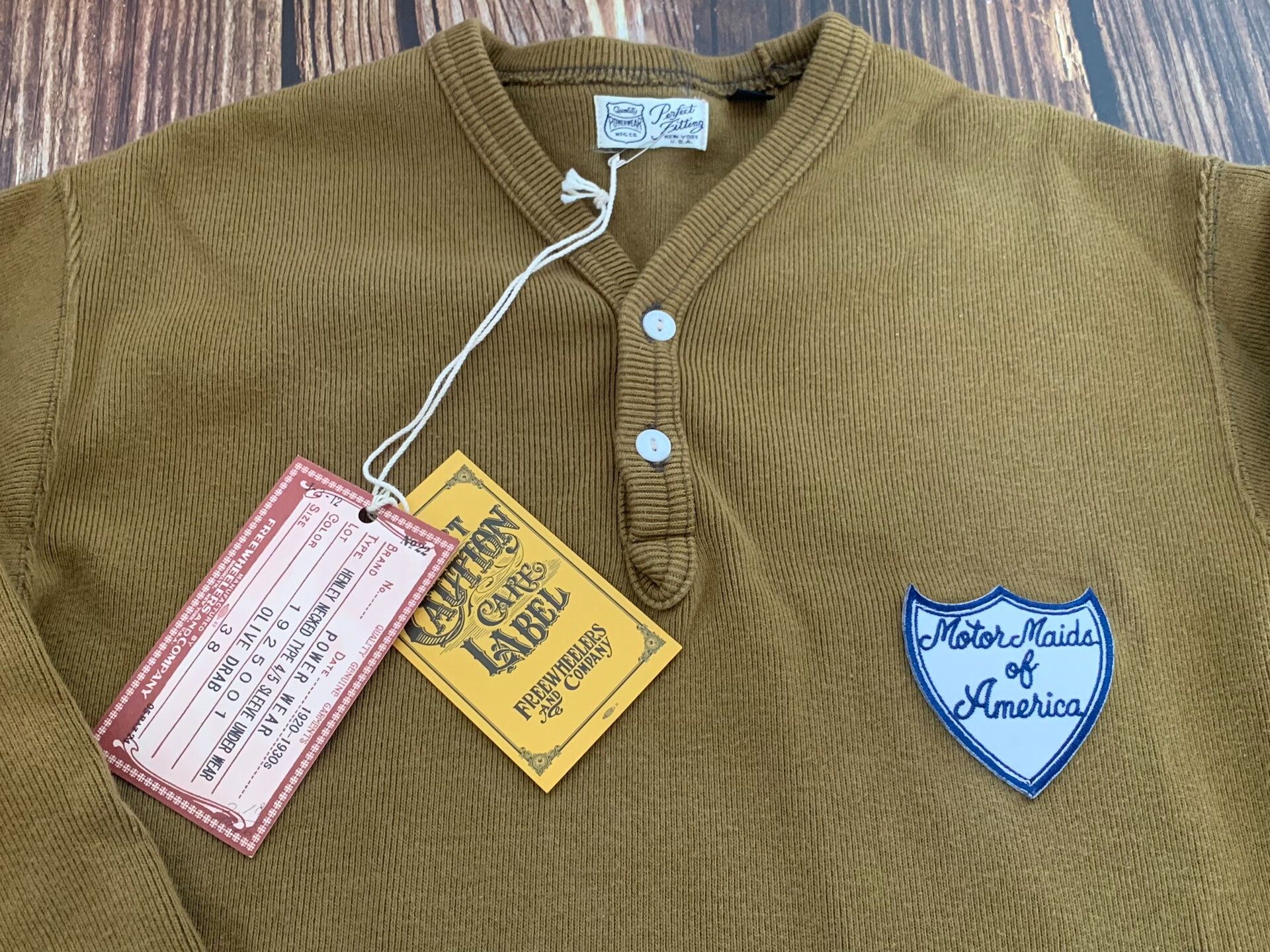 Freewheelers Freewheelers Three-Quarter Sleeve Sweatshirt Size US S / EU 44-46 / 1 - 3 Thumbnail