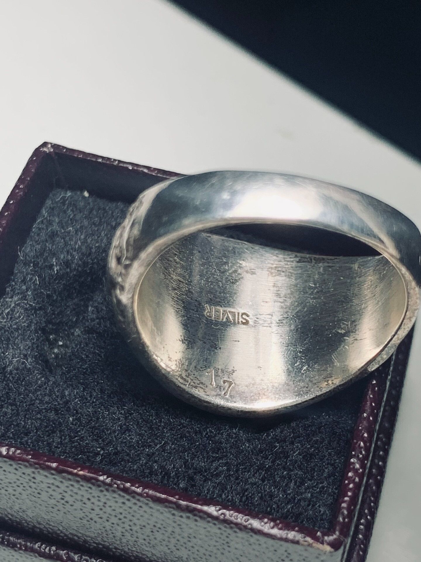 Pherrow's Pherrow's Vintage Navy Ring in Silver Size ONE SIZE - 3 Thumbnail