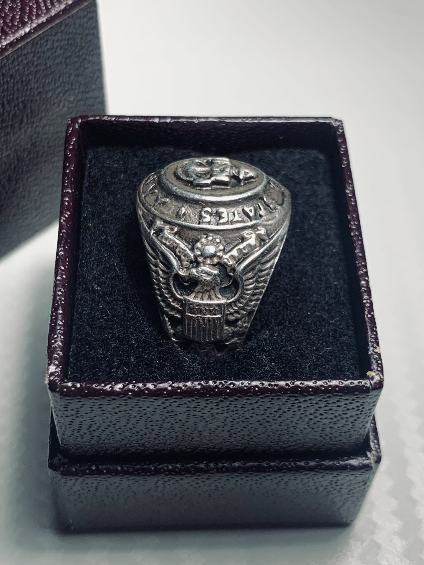 Pherrow's Pherrow's Vintage Navy Ring in Silver Size ONE SIZE - 2 Thumbnail