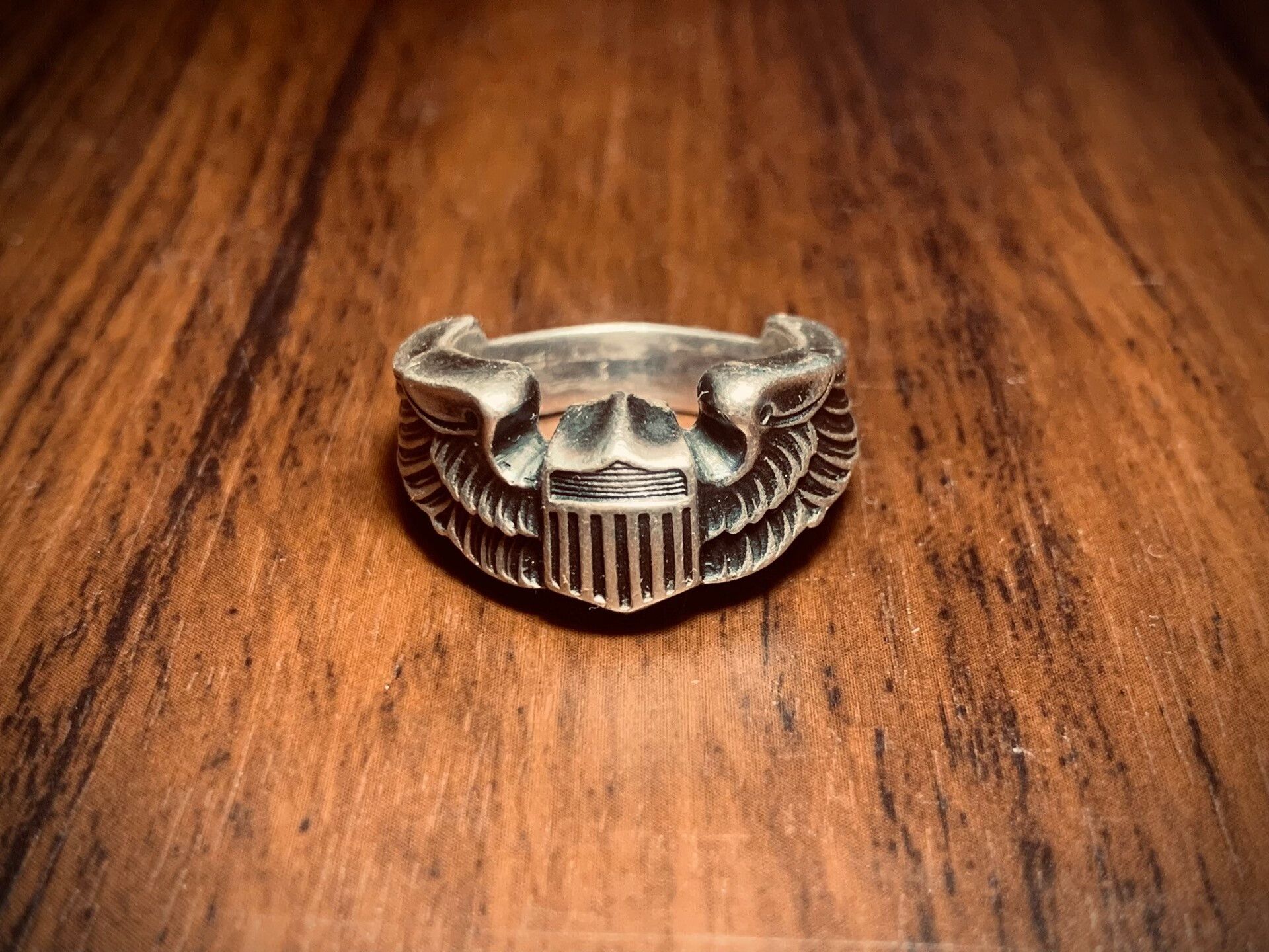 The Real McCoy's The Real McCoy's USAF Pilot Ring Size ONE SIZE - 6 Thumbnail