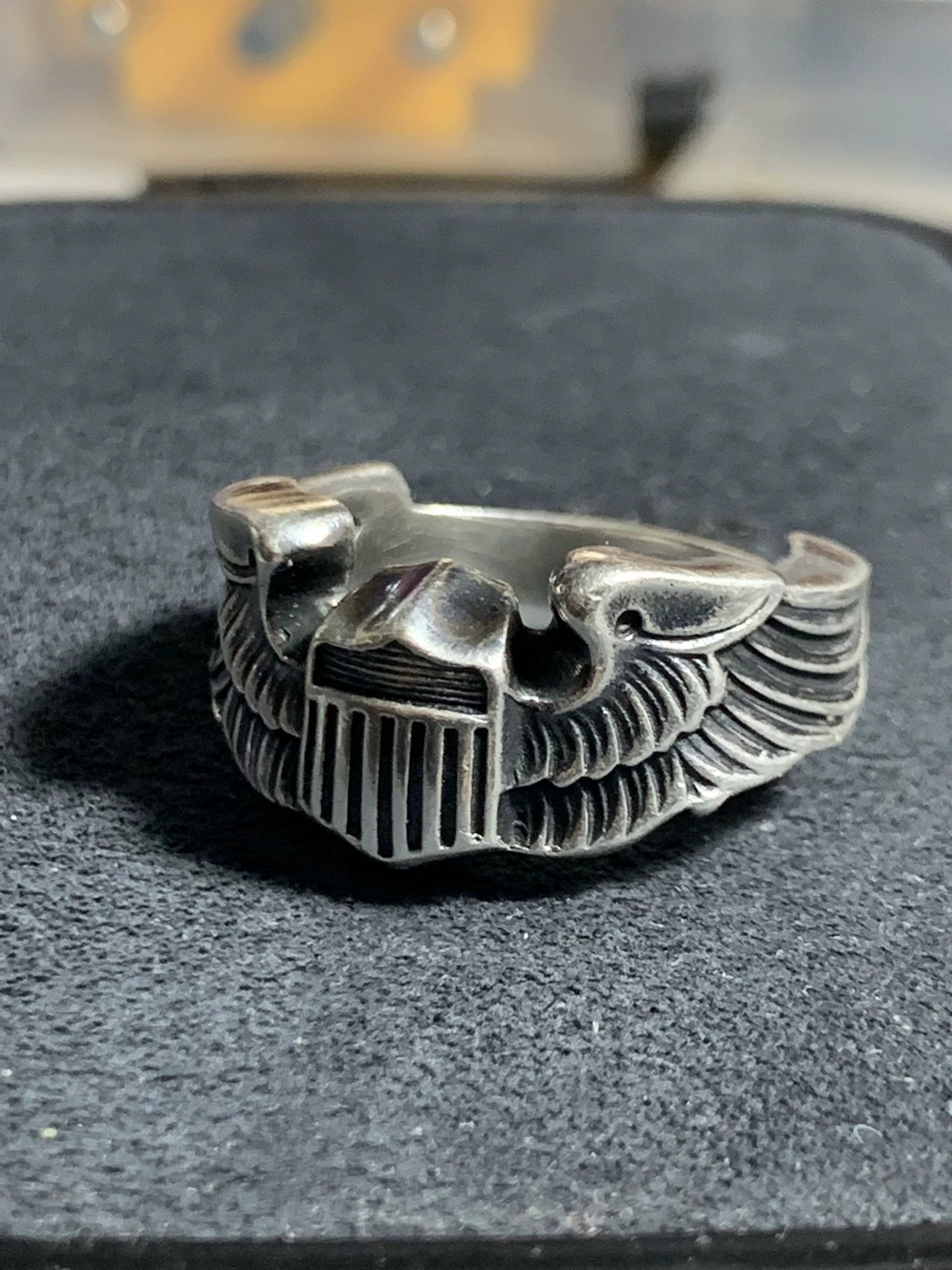 The Real McCoy's The Real McCoy's USAF Pilot Ring Size ONE SIZE - 2 Thumbnail