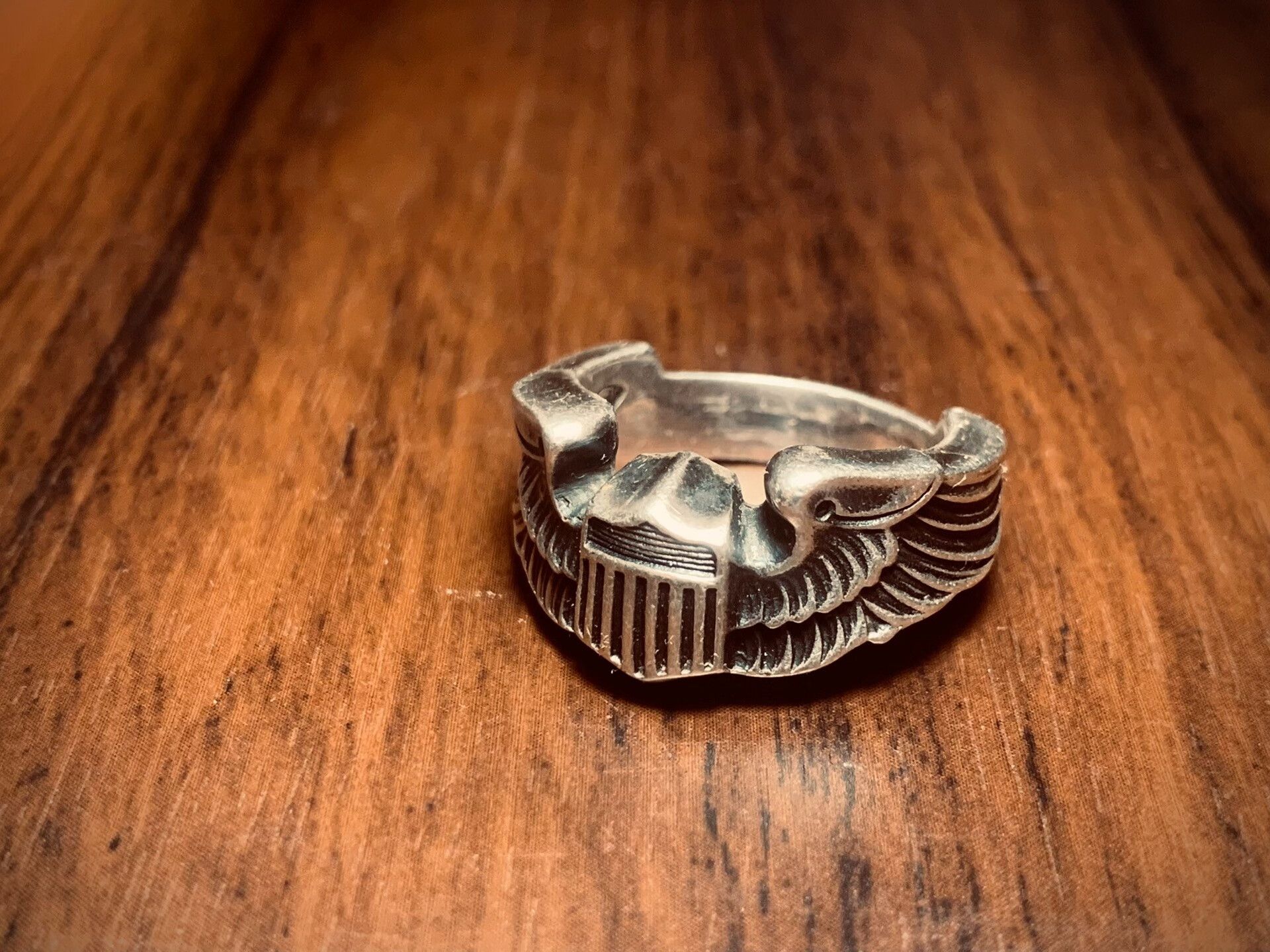 The Real McCoy's The Real McCoy's USAF Pilot Ring Size ONE SIZE - 7 Thumbnail