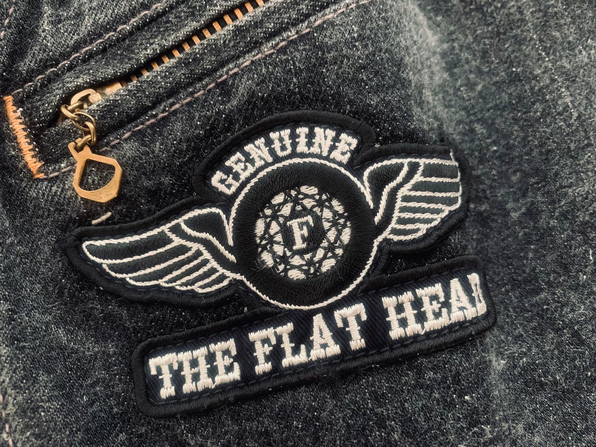 The Flat Head Flat Head Motorcycle Vest Denim Jacket Size US XXL / EU 58 / 5 - 3 Thumbnail