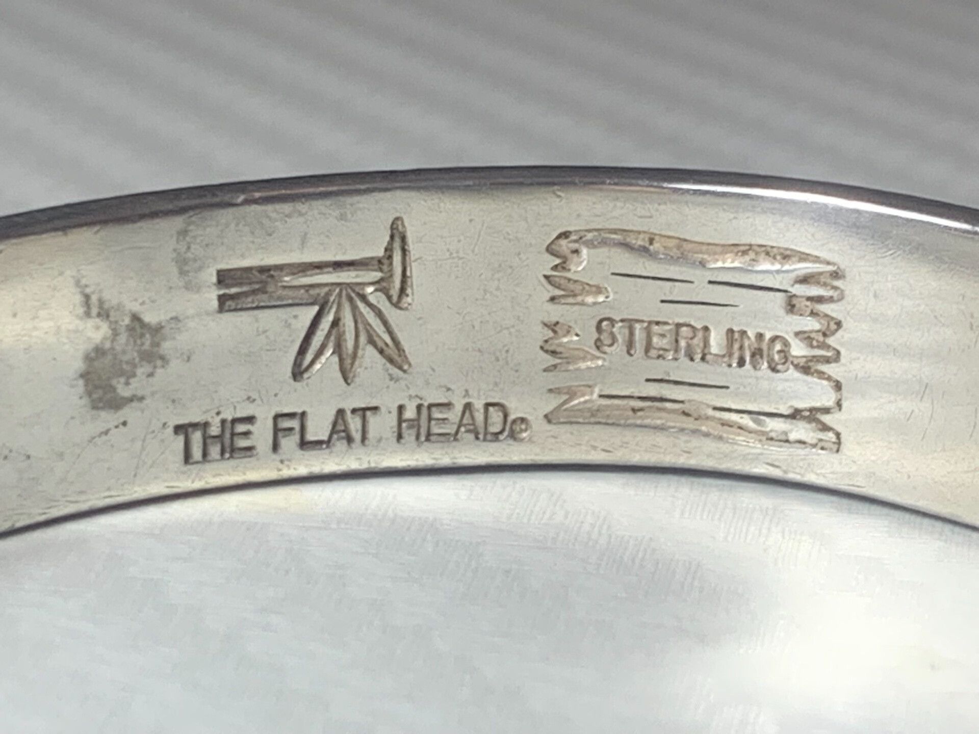 The Flat Head Flat Head Silver Cuff Bracelet Size ONE SIZE - 5 Thumbnail