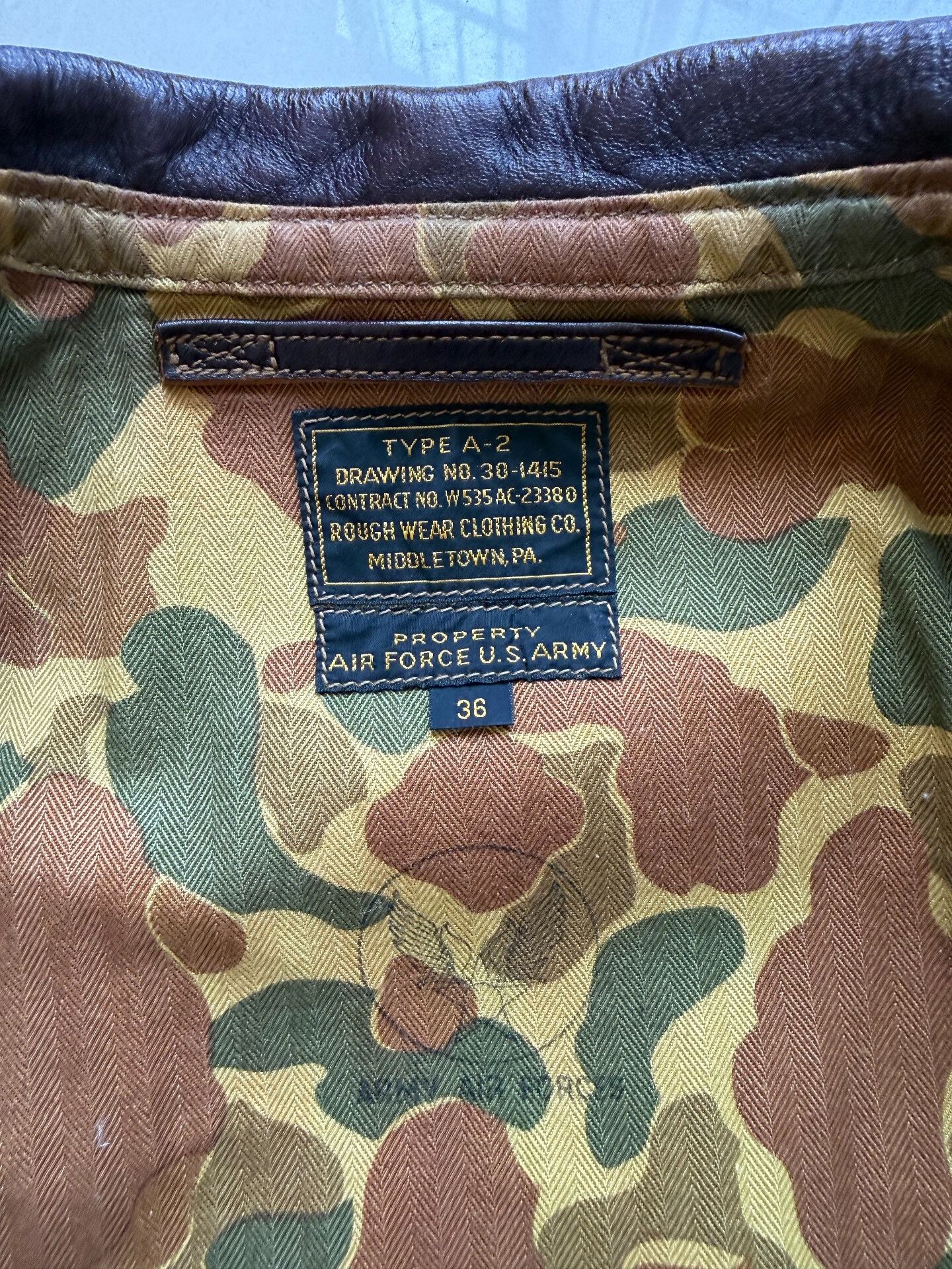 Rainbow Country Vintage Brown Leather Jacket with Unique Details Size US S / EU 44-46 / 1 - 6 Thumbnail