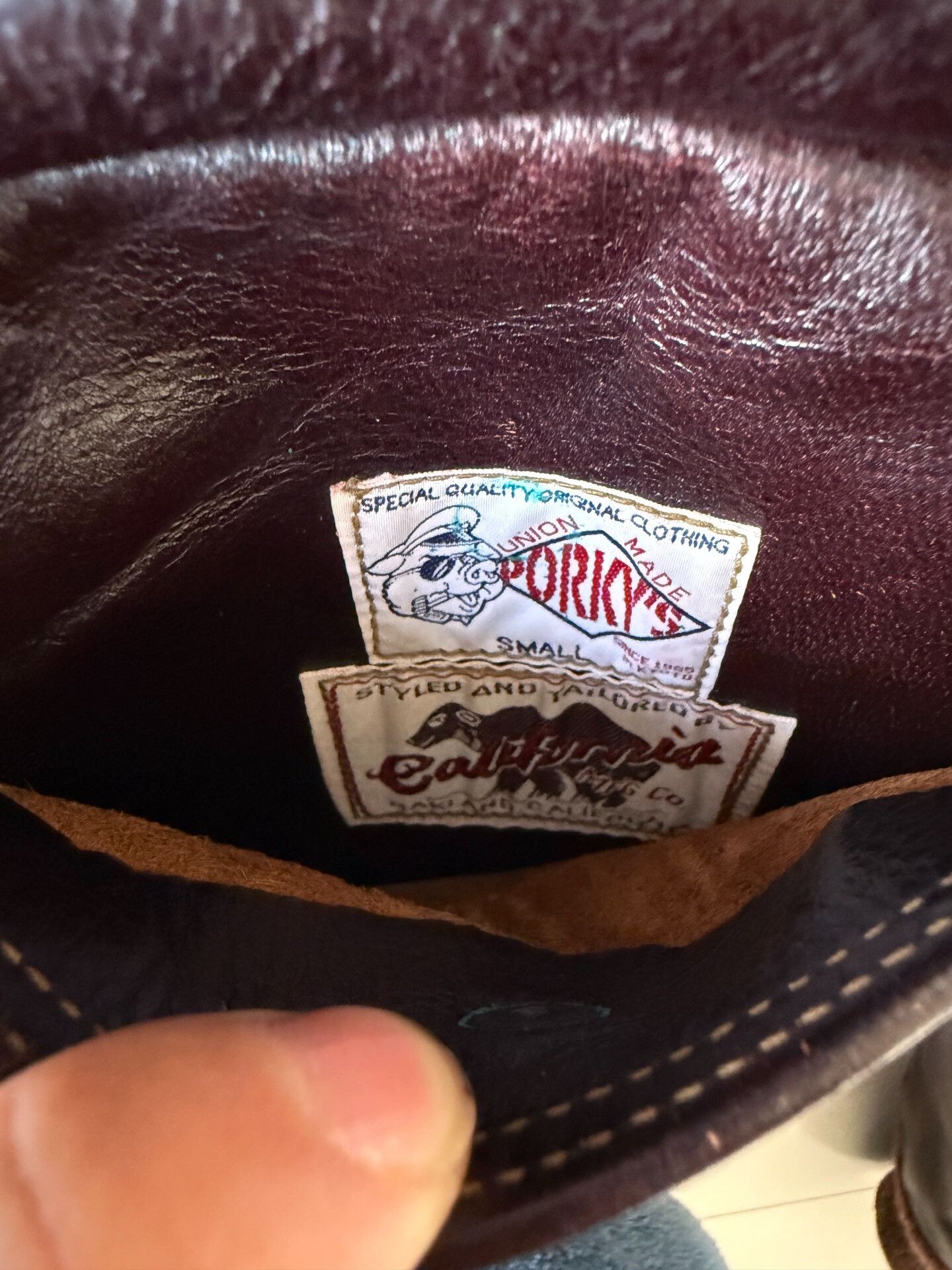 Rainbow Country Vintage Brown Leather Jacket with Unique Details Size US S / EU 44-46 / 1 - 9 Thumbnail